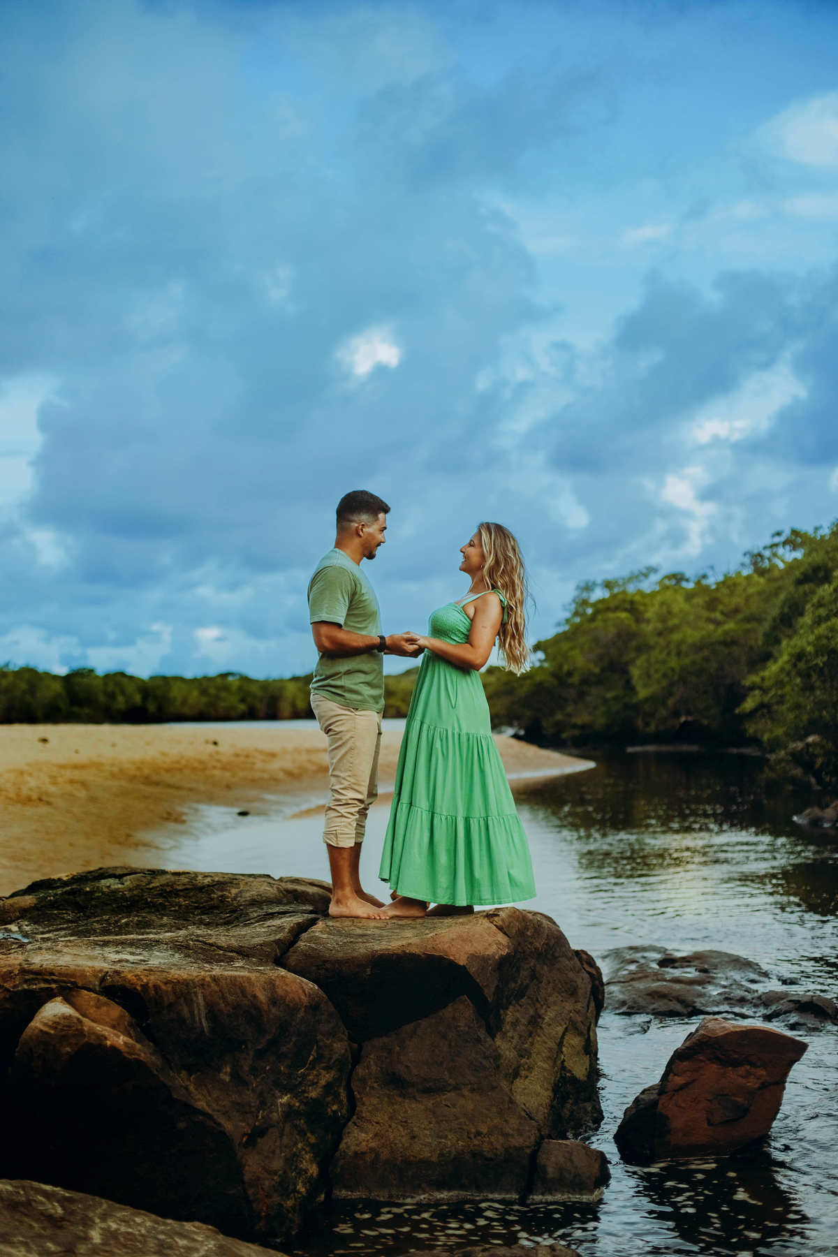 Vitor e Luisa - Pré-Casamento - Praia de Itacimirim - Thiago Rosarii - Fotógrafo de Casamento em Salvador Bahia