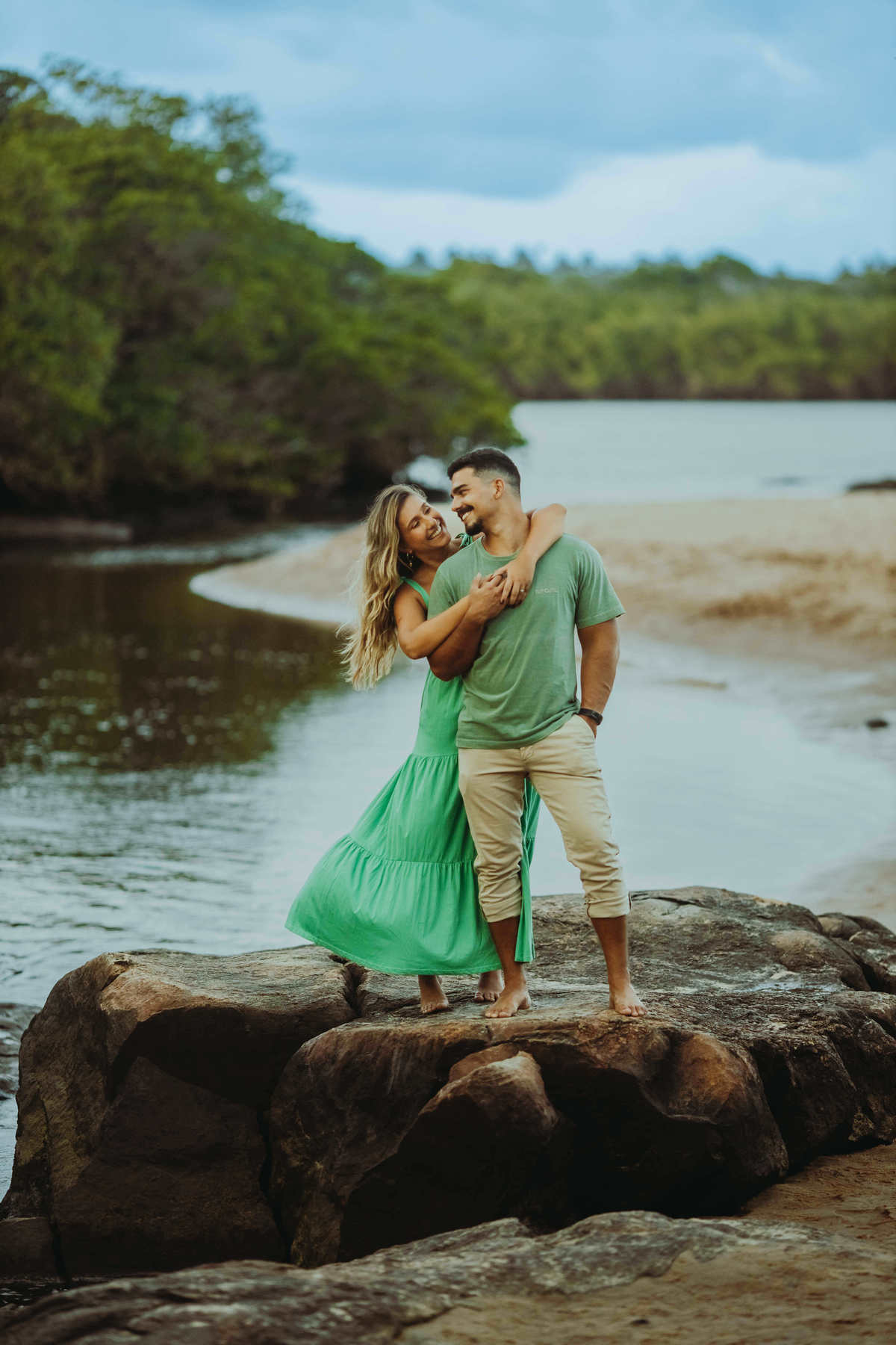 Vitor e Luisa - Pré-Casamento - Praia de Itacimirim - Thiago Rosarii - Fotógrafo de Casamento em Salvador Bahia