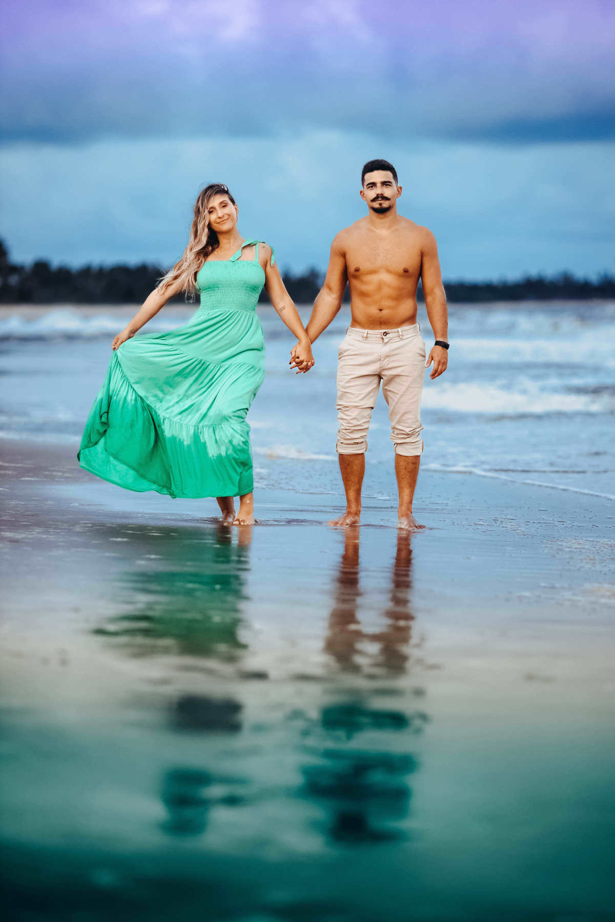 Vitor e Luisa - Pré-Casamento - Praia de Itacimirim - Thiago Rosarii - Fotógrafo de Casamento em Salvador Bahia