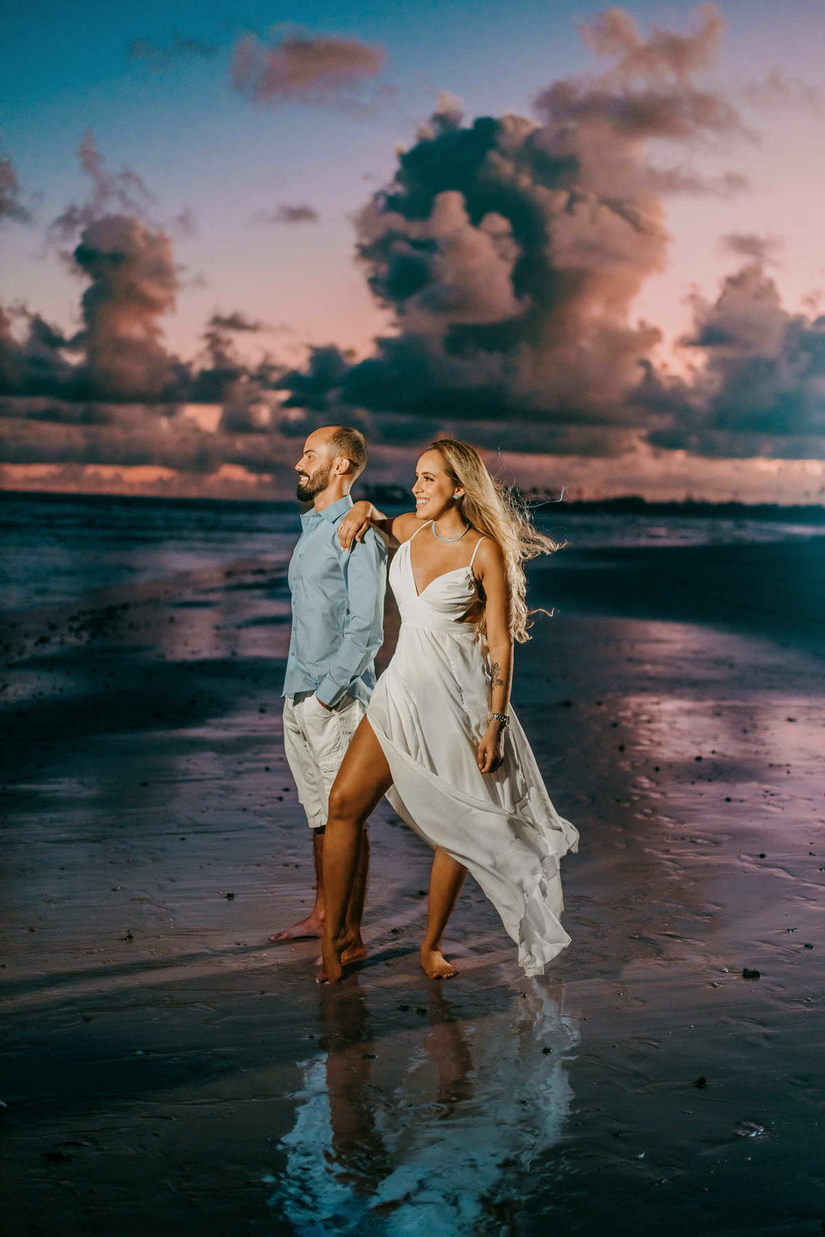 Dra Thuany e Igor - Pré-Casamento na Linha Verde - Fotógrafo Thiago Rosarii - Salvador Bahia