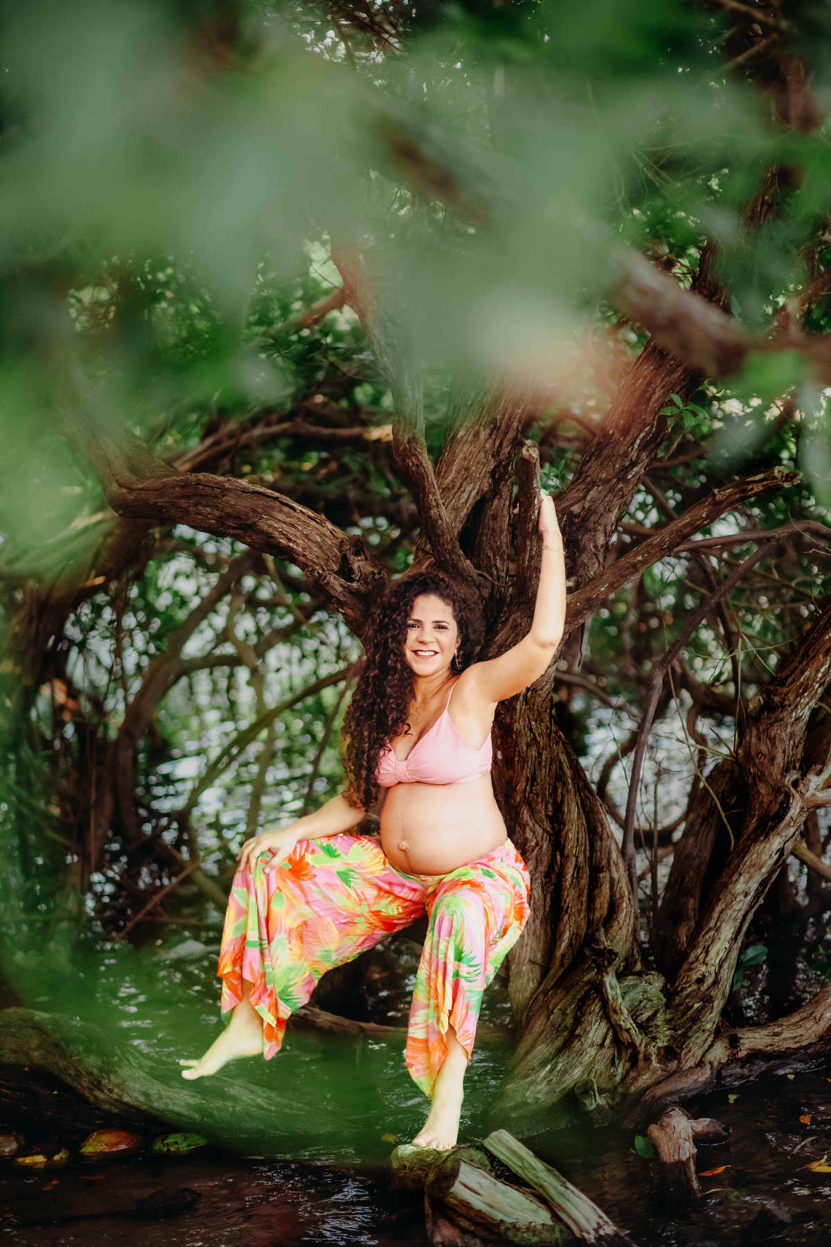 Fotos de Gravidez - Salvador Bahia - Linha Verde - Thiago Rosarii - Fotógrafo - Inema - Itacimirim - Praia do Forte - Grávida- Gravidez - Casal - Ensaio - Fotos em Estúdio - Fotos Ao ar Livre