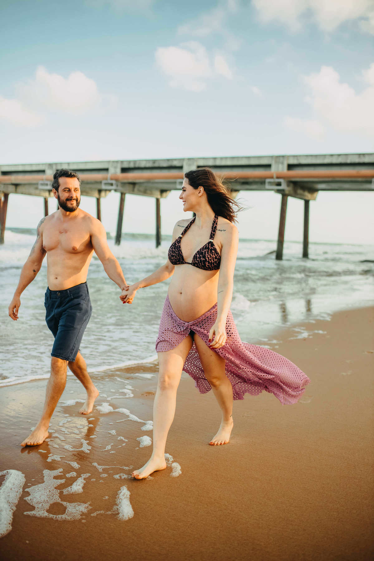 Fotos de Gravidez - Maria e Emerson - Thiago Rosarii - Itacimirim - Salvador - Fotógrafo Profissional - Iberostar - Praia do Forte