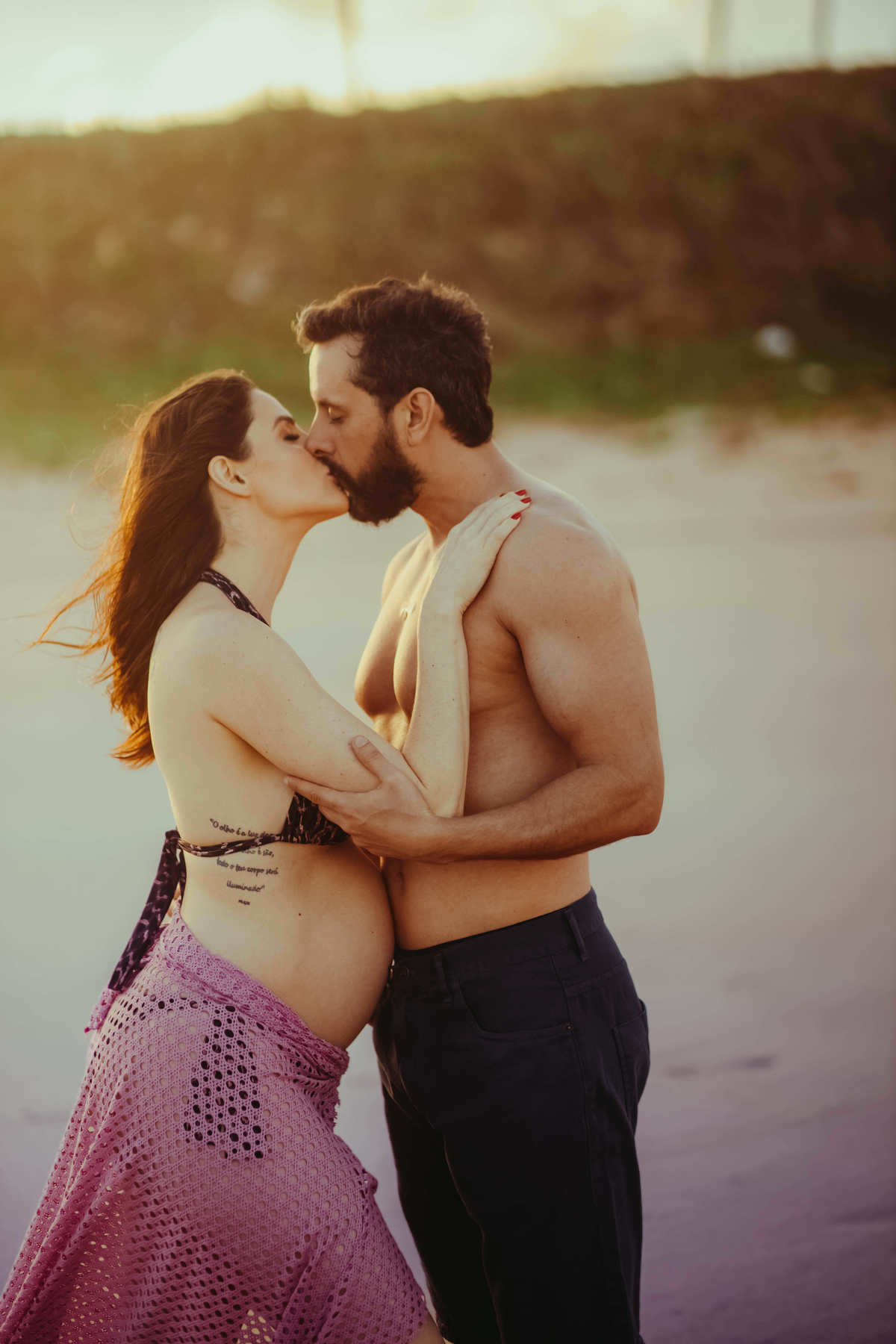 Fotos de Gravidez - Maria e Emerson - Thiago Rosarii - Itacimirim - Salvador - Fotógrafo Profissional - Iberostar - Praia do Forte