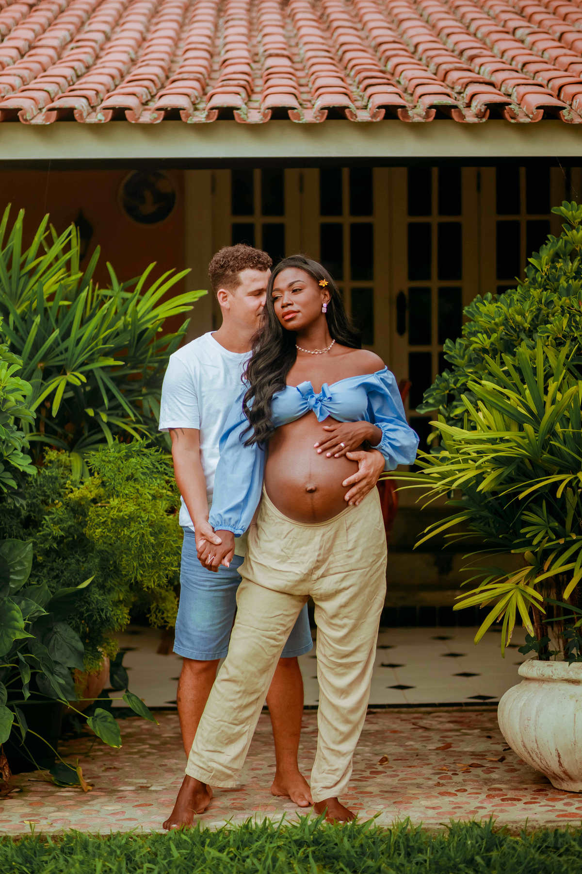 Ensaio de Gestante - Leidi Rocha - Thiago Rosarii - Salvador - Bahia - Fotógrafo - Fotos de Grávida