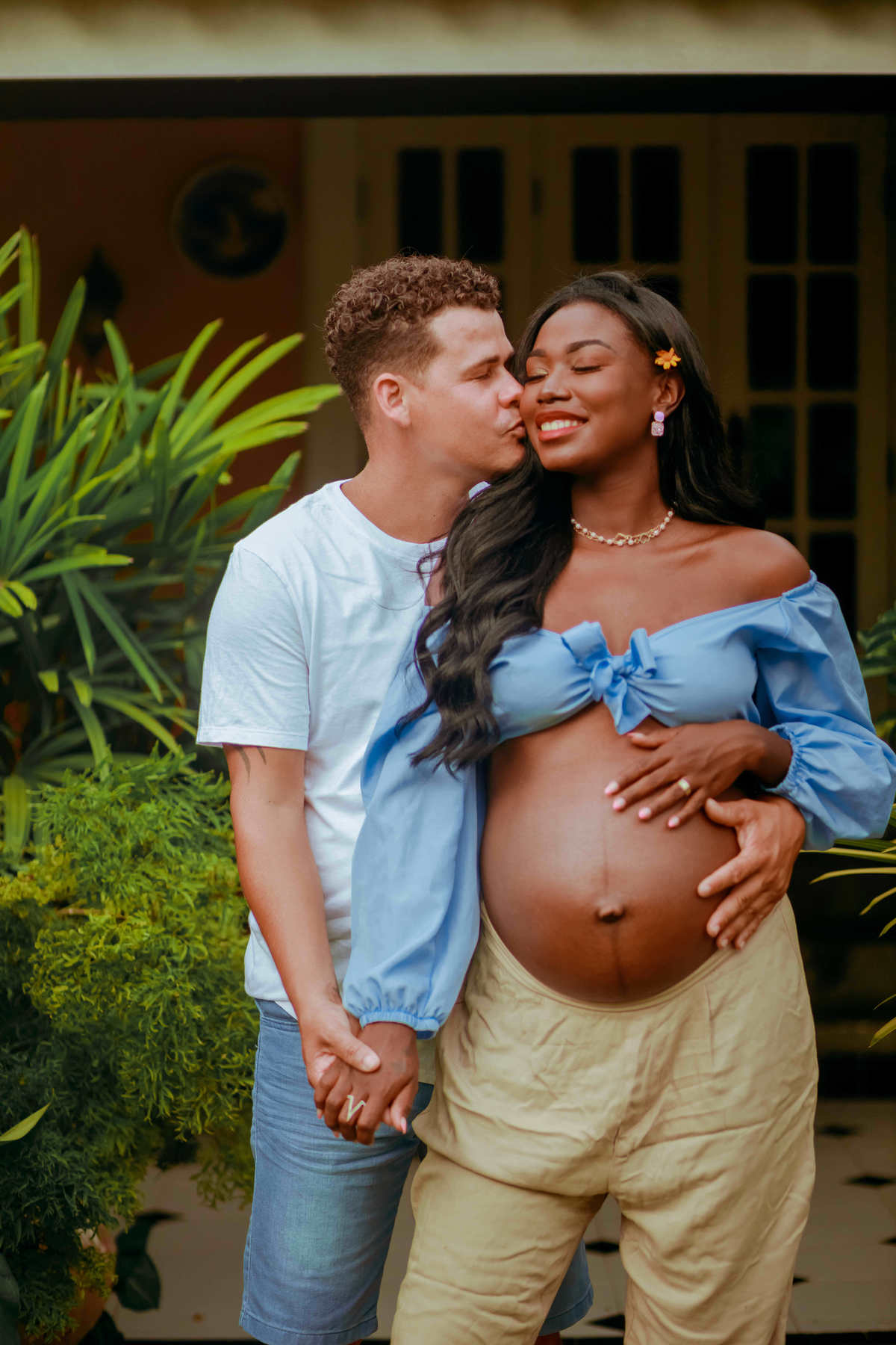 Ensaio de Gestante - Leidi Rocha - Thiago Rosarii - Salvador - Bahia - Fotógrafo - Fotos de Grávida