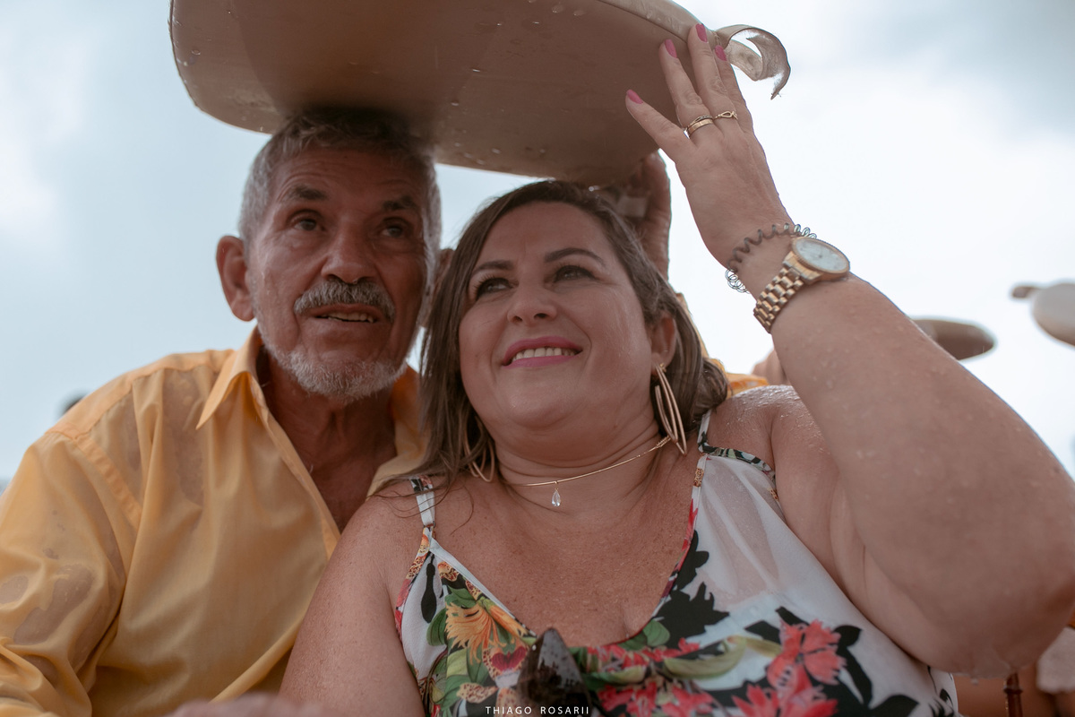 Casamento na praia na chuva, chuveu Thiago Rosarii,
