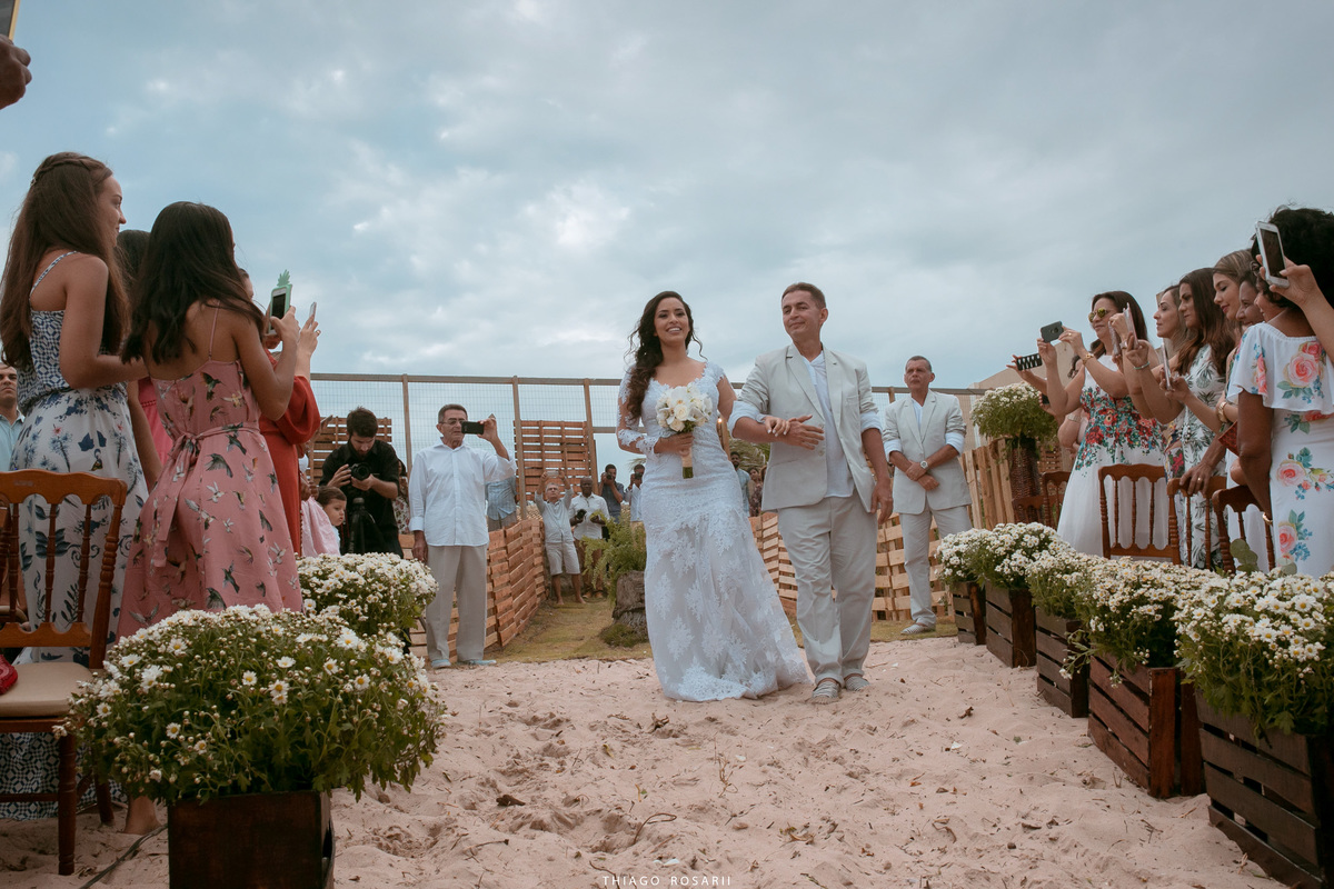 Casamento na praia na chuva, chuveu Thiago Rosarii,