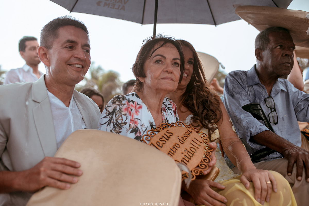 Casamento na praia na chuva, chuveu Thiago Rosarii,