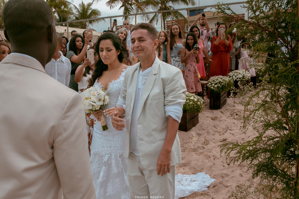 Casamento na praia na chuva, chuveu Thiago Rosarii,