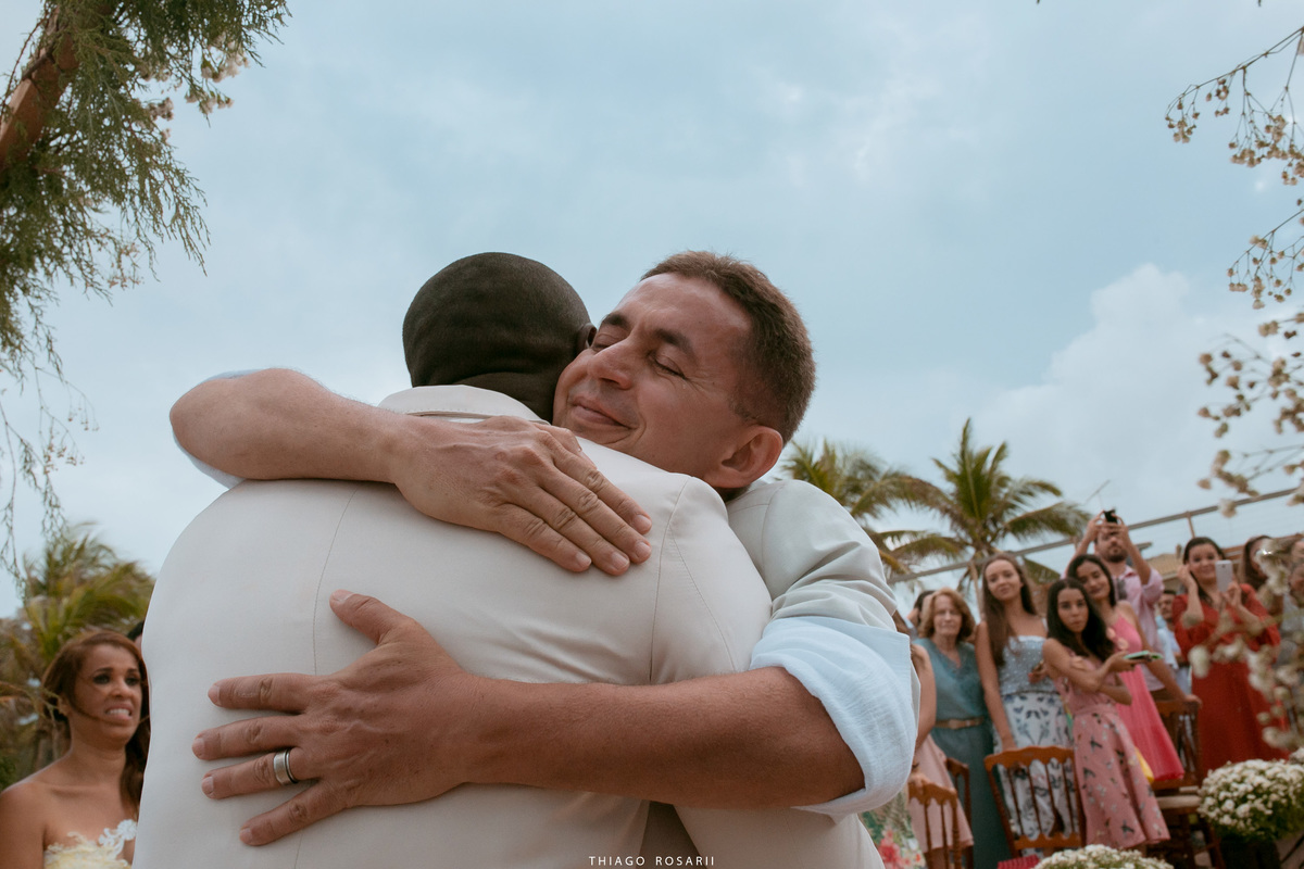 Casamento na praia na chuva, chuveu Thiago Rosarii,