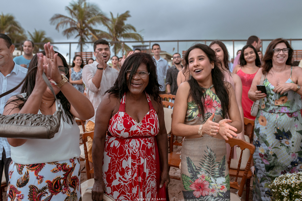 Casamento na praia na chuva, chuveu Thiago Rosarii,