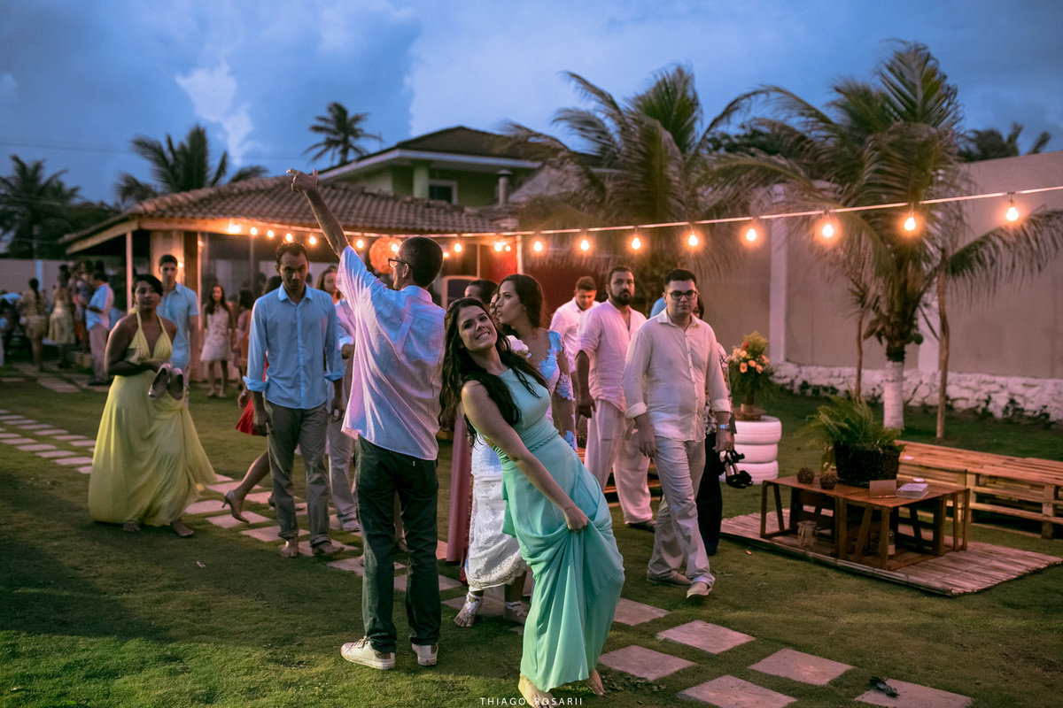 Padrinhos Casamento na praia Thiago Rosarii