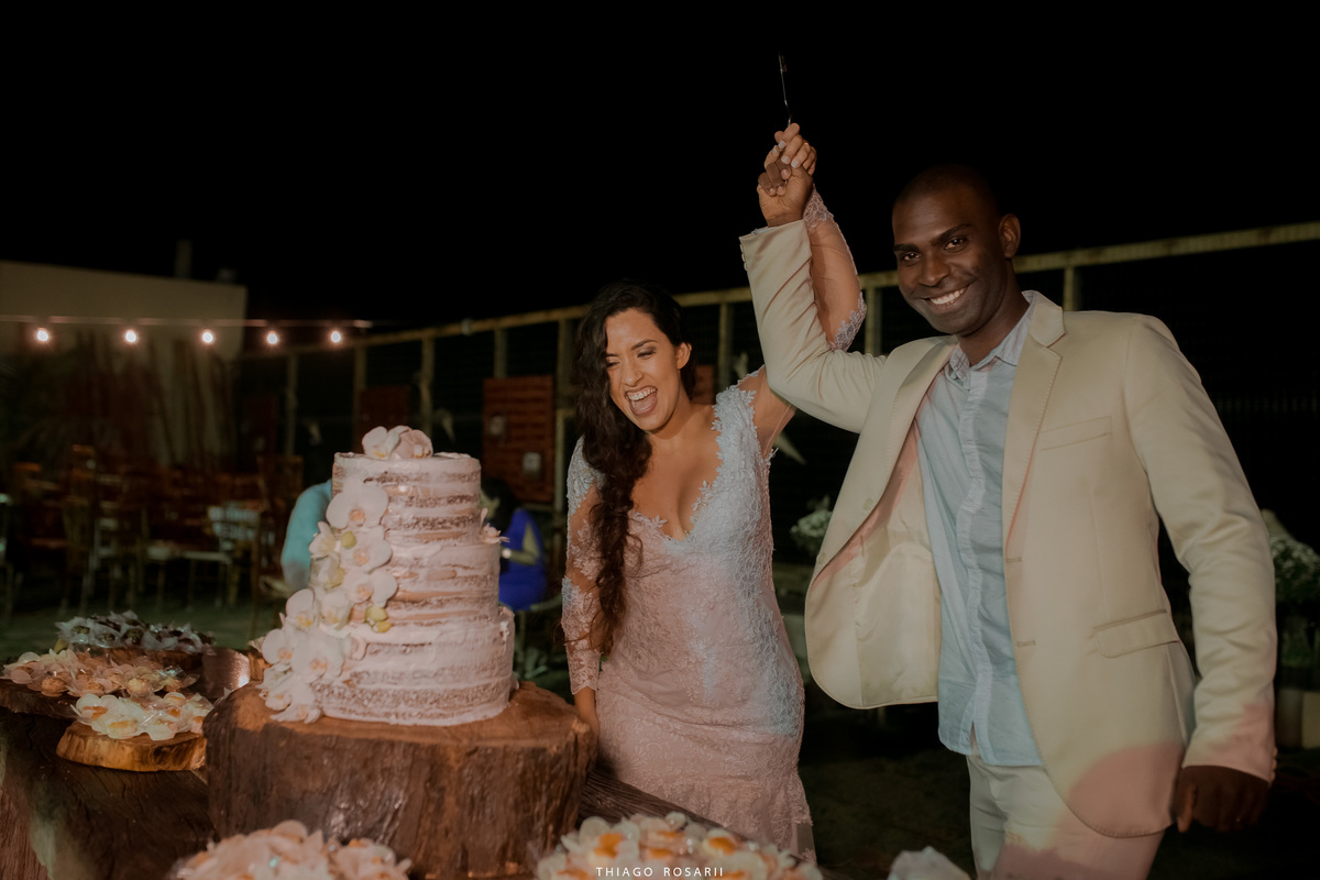 Decoração Rustica casamento na praia Thiago Rosarii