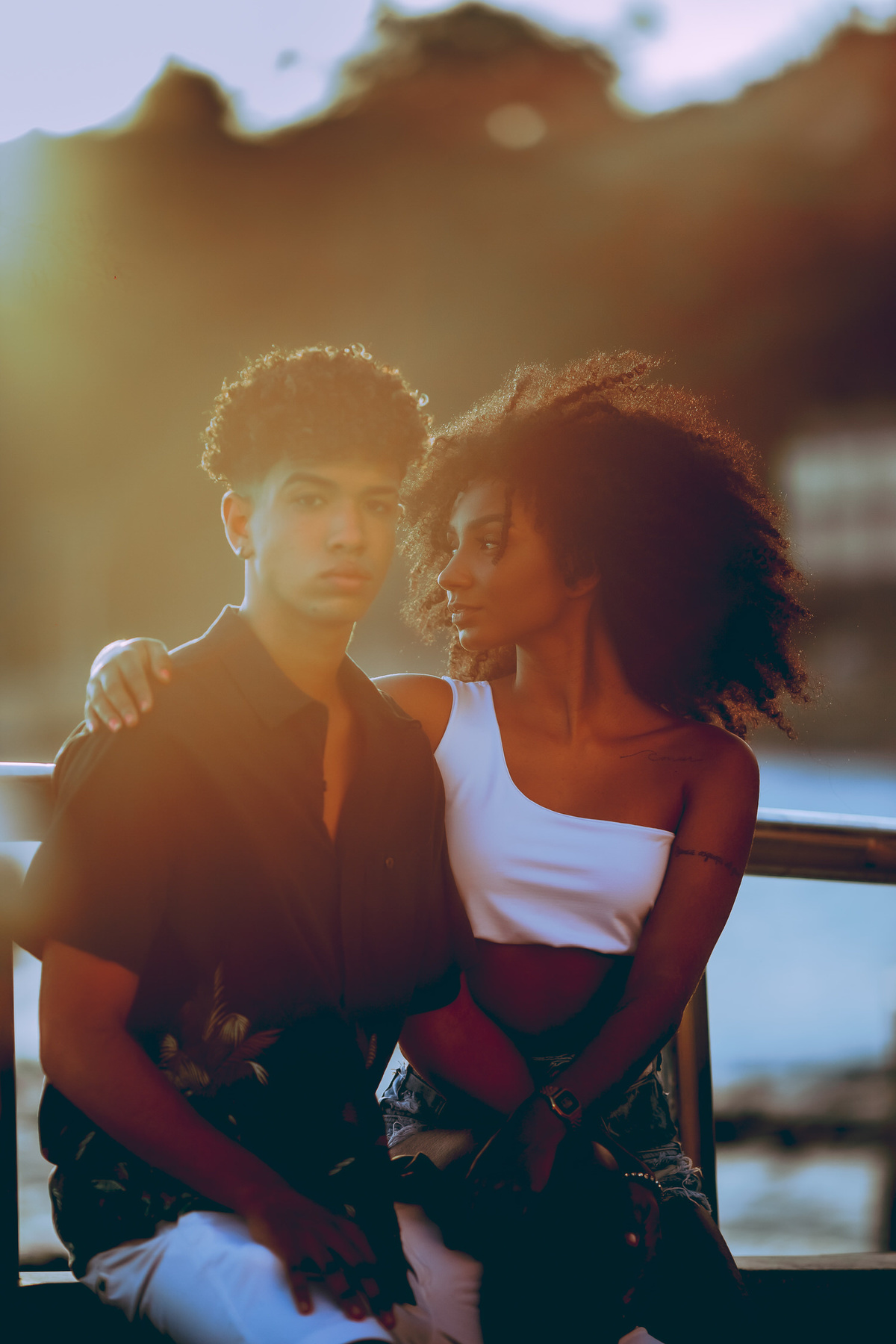 Ensaio de Casal - Pedro Dunk e Gyselle Leonni - Salvador Bahia - Thiago Rosarii - PreWedding Salvador - Rio Vermelho - Barra