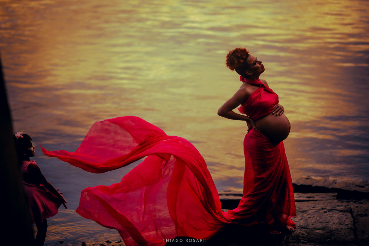 Book de Gestante - Thiago Rosarii - Ensaio de grávida - Cachoeira Bahia