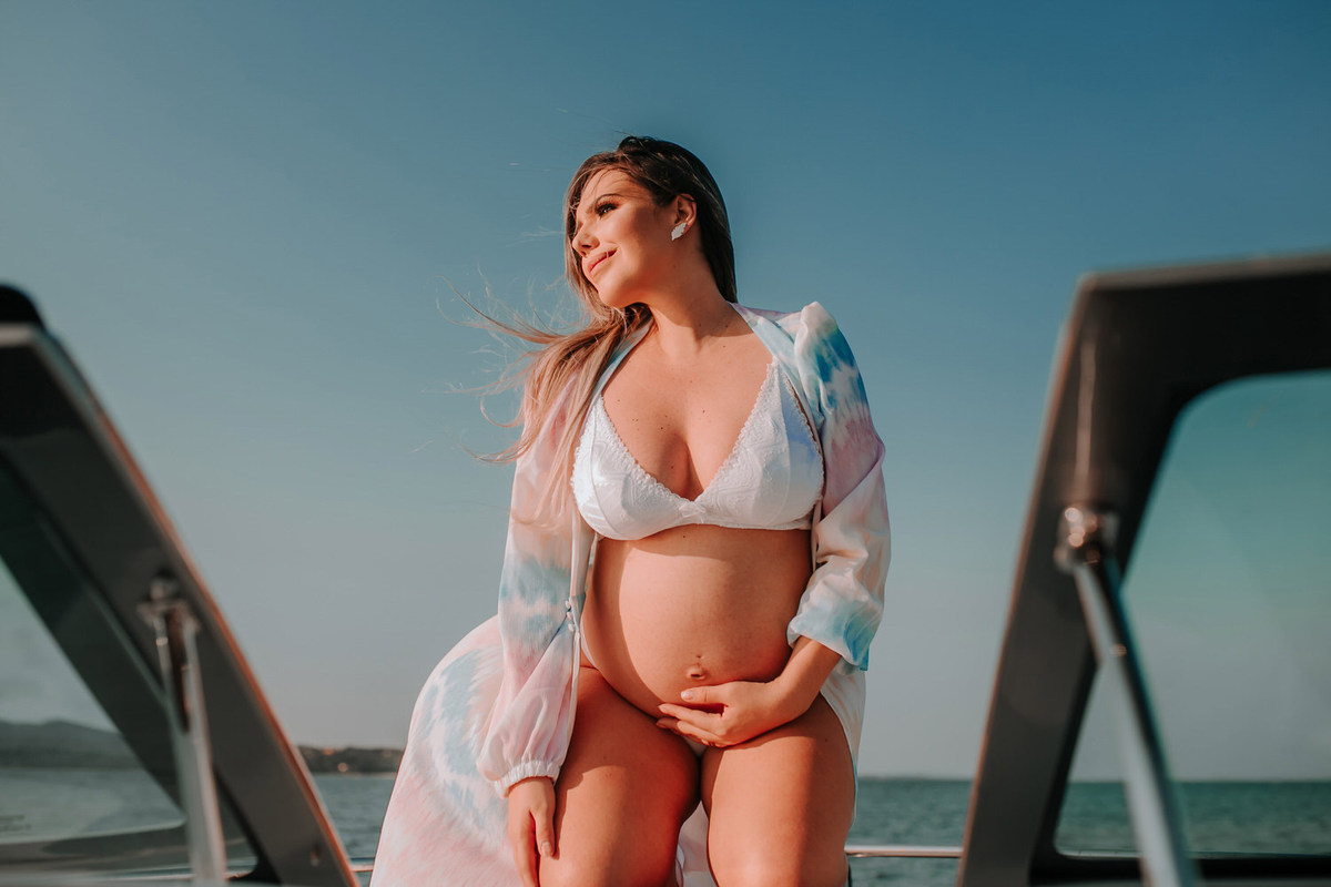 Ensaio de Gestante - Thiago Rosarii - Book de Grávida - Salinas da Margarida - Book de Grávida