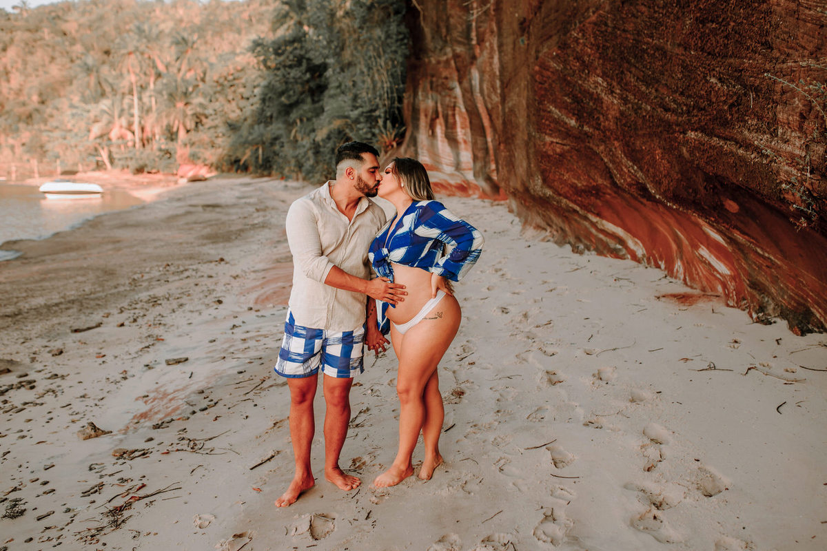 Ensaio de Gestante - Thiago Rosarii - Book de Grávida - Salinas da Margarida - Book de Grávida