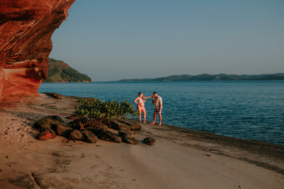 Ensaio de Gestante - Thiago Rosarii - Book de Grávida - Salinas da Margarida - Book de Grávida