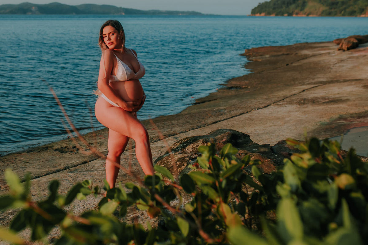 Ensaio de Gestante - Thiago Rosarii - Book de Grávida - Salinas da Margarida - Book de Grávida