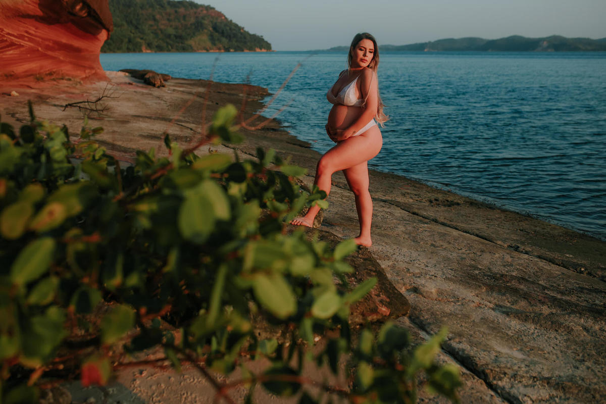 Ensaio de Gestante - Thiago Rosarii - Book de Grávida - Salinas da Margarida - Book de Grávida