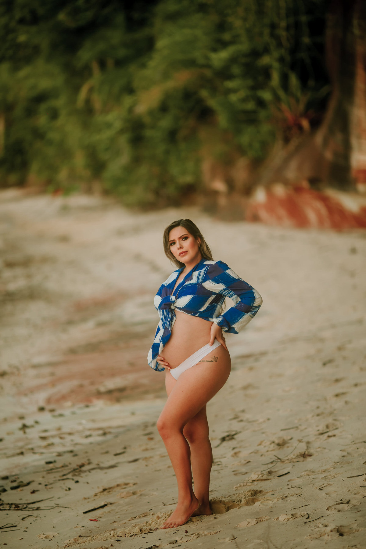 Ensaio de Gestante - Thiago Rosarii - Book de Grávida - Salinas da Margarida - Book de Grávida