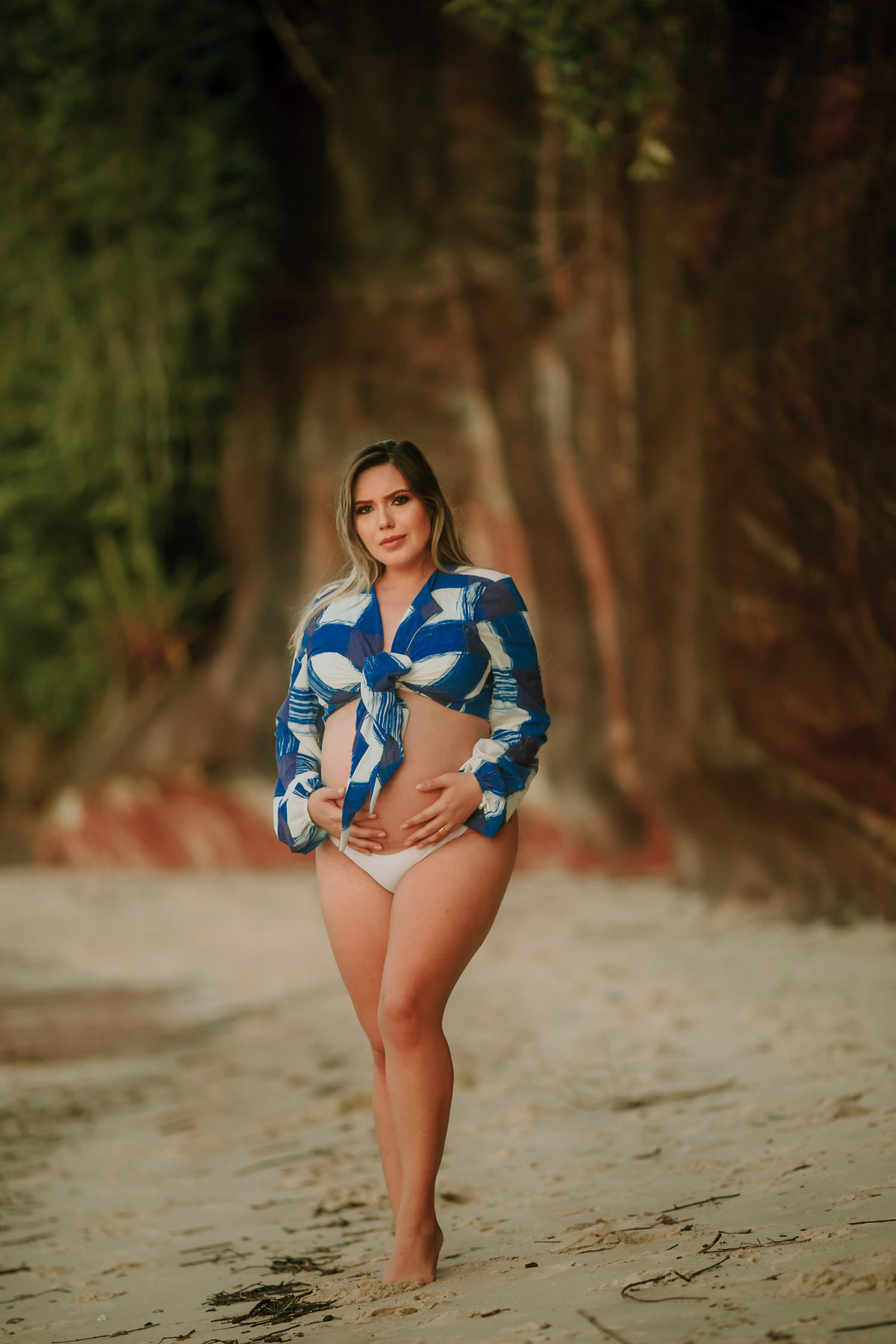 Ensaio de Gestante - Thiago Rosarii - Book de Grávida - Salinas da Margarida - Book de Grávida