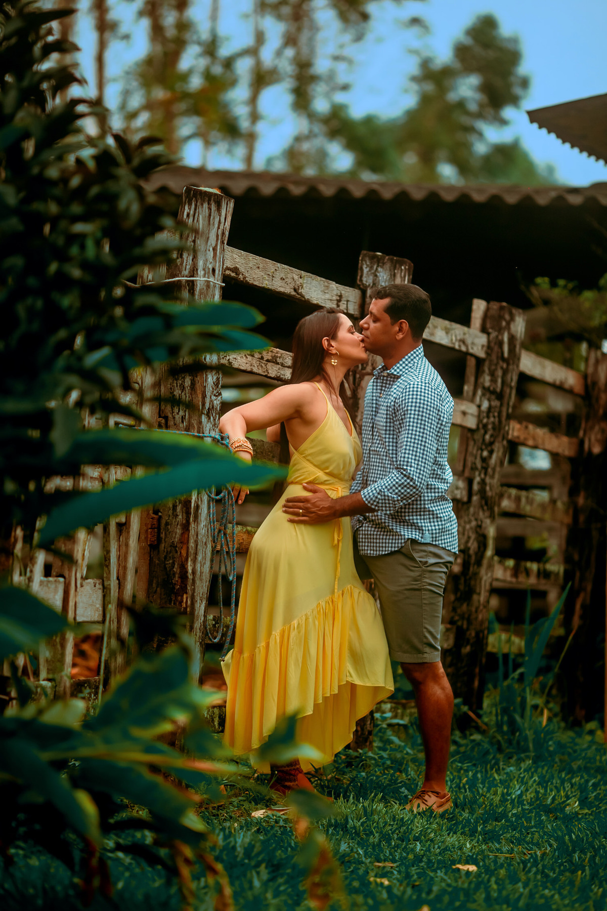Ensaio de Casal - Thiago Rosarii - Pre-Casamento - Carina e Rafael - Fazenda Canto dos Pássaros - PreWedding - Santo Antônio de Jesus - Fotos na Fazenda de Casal