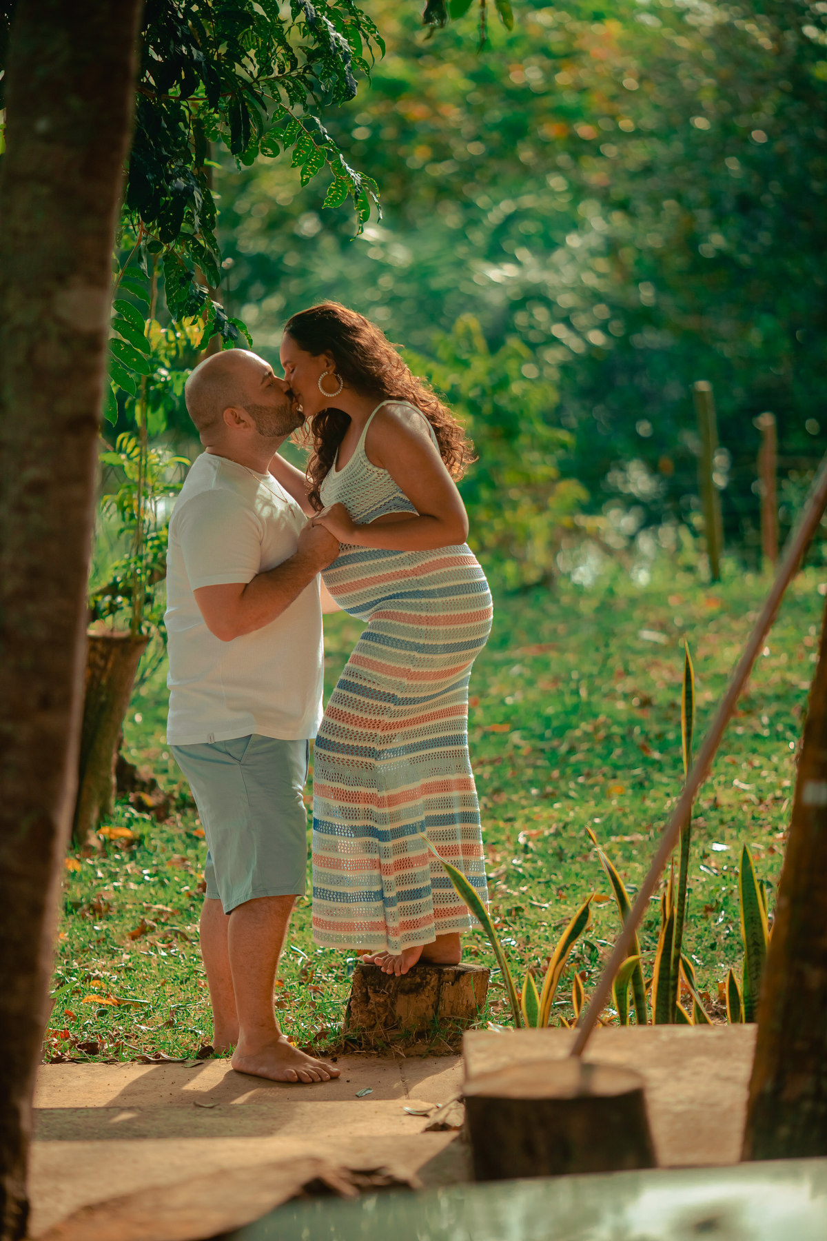 Ensaio de Gestante - Ilha de Itaparica - Thiago Rosarii - Book de Grávida - Alysson e Iolanda - Na Praia 