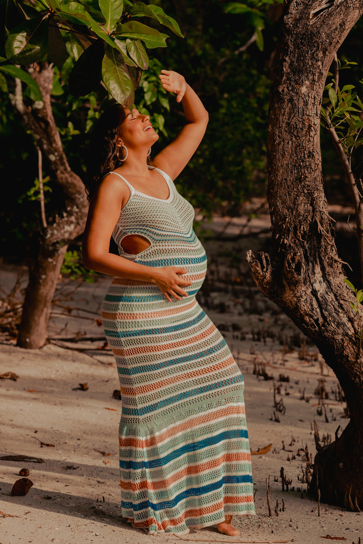Ensaio de Gestante - Ilha de Itaparica - Thiago Rosarii - Book de Grávida - Alysson e Iolanda - Na Praia 