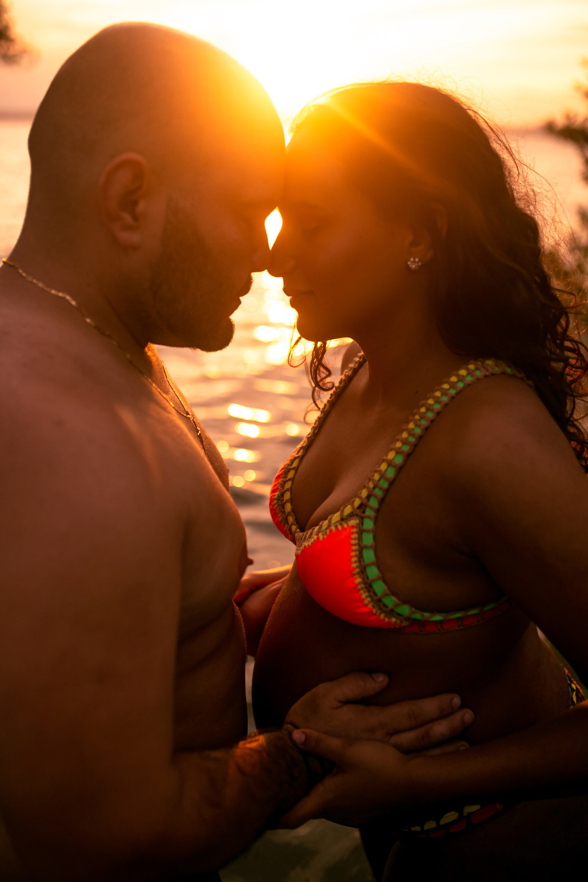 Ensaio de Gestante - Ilha de Itaparica - Thiago Rosarii - Book de Grávida - Alysson e Iolanda - Na Praia 