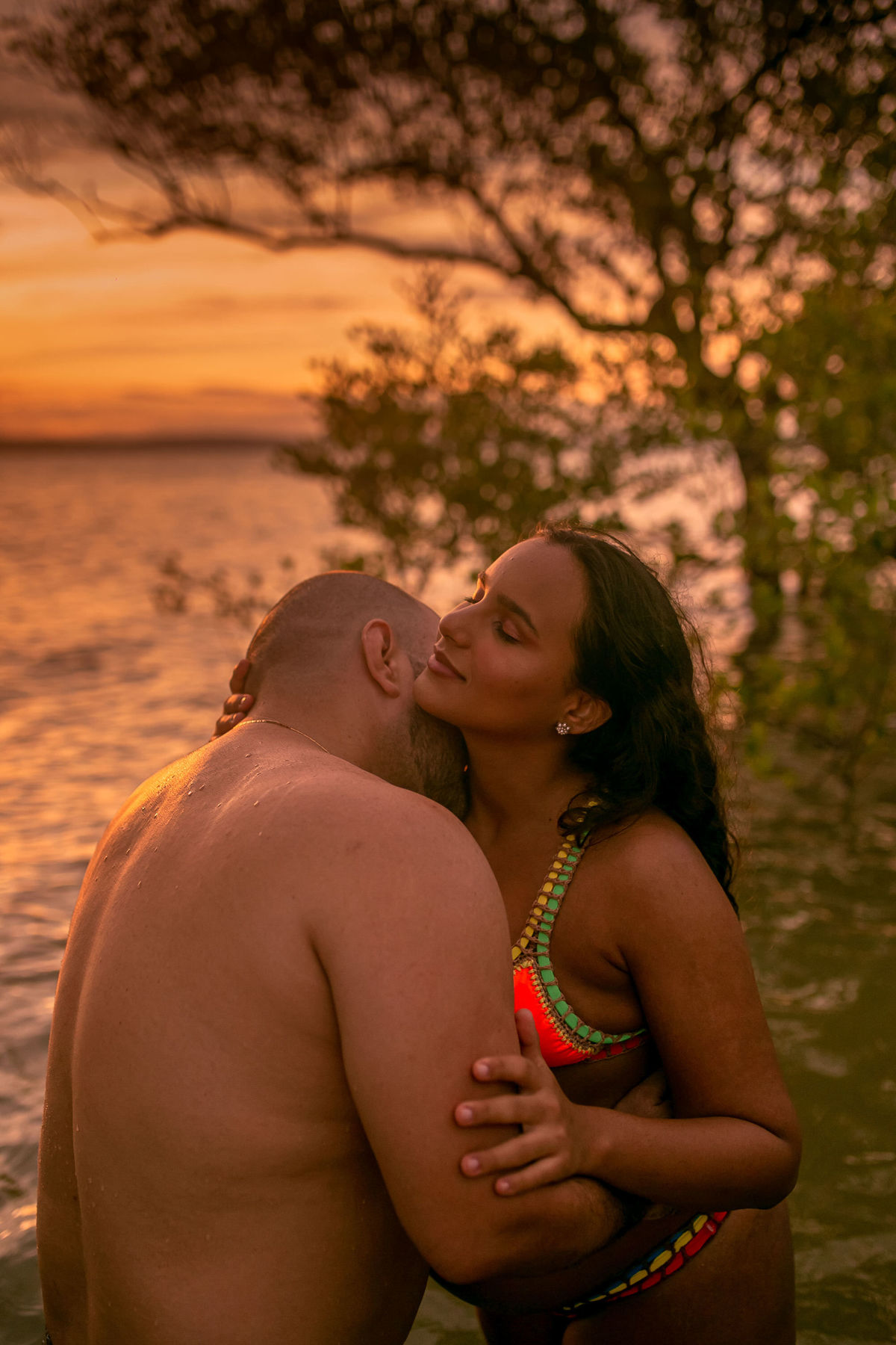 Ensaio de Gestante - Ilha de Itaparica - Thiago Rosarii - Book de Grávida - Alysson e Iolanda - Na Praia 