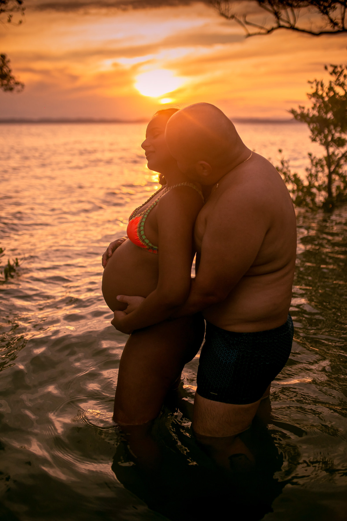 Ensaio de Gestante - Ilha de Itaparica - Thiago Rosarii - Book de Grávida - Alysson e Iolanda - Na Praia 