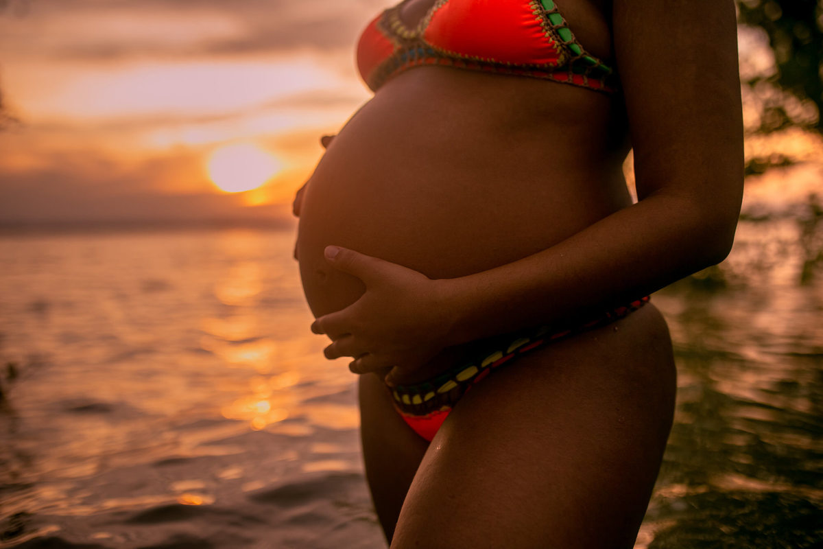 Ensaio de Gestante - Ilha de Itaparica - Thiago Rosarii - Book de Grávida - Alysson e Iolanda - Na Praia 