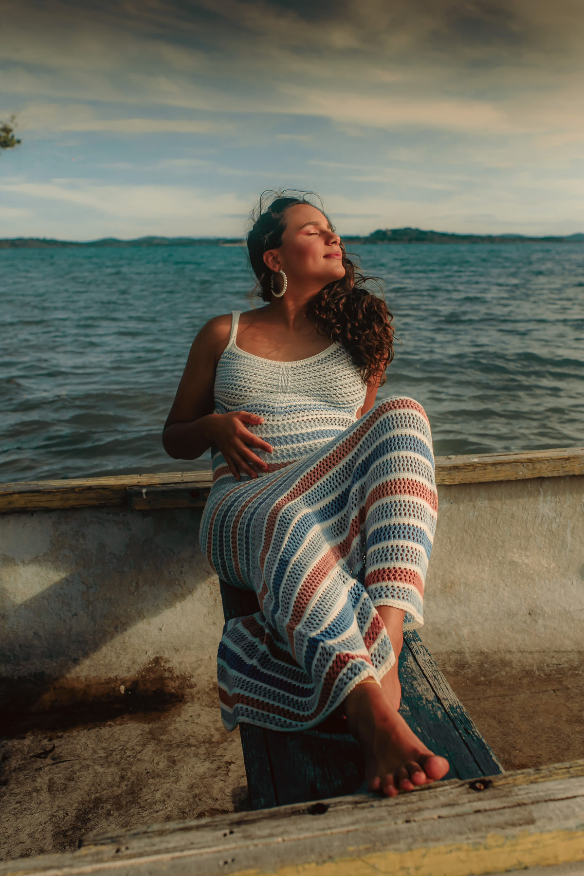 Ensaio de Gestante - Ilha de Itaparica - Thiago Rosarii - Book de Grávida - Alysson e Iolanda - Na Praia 