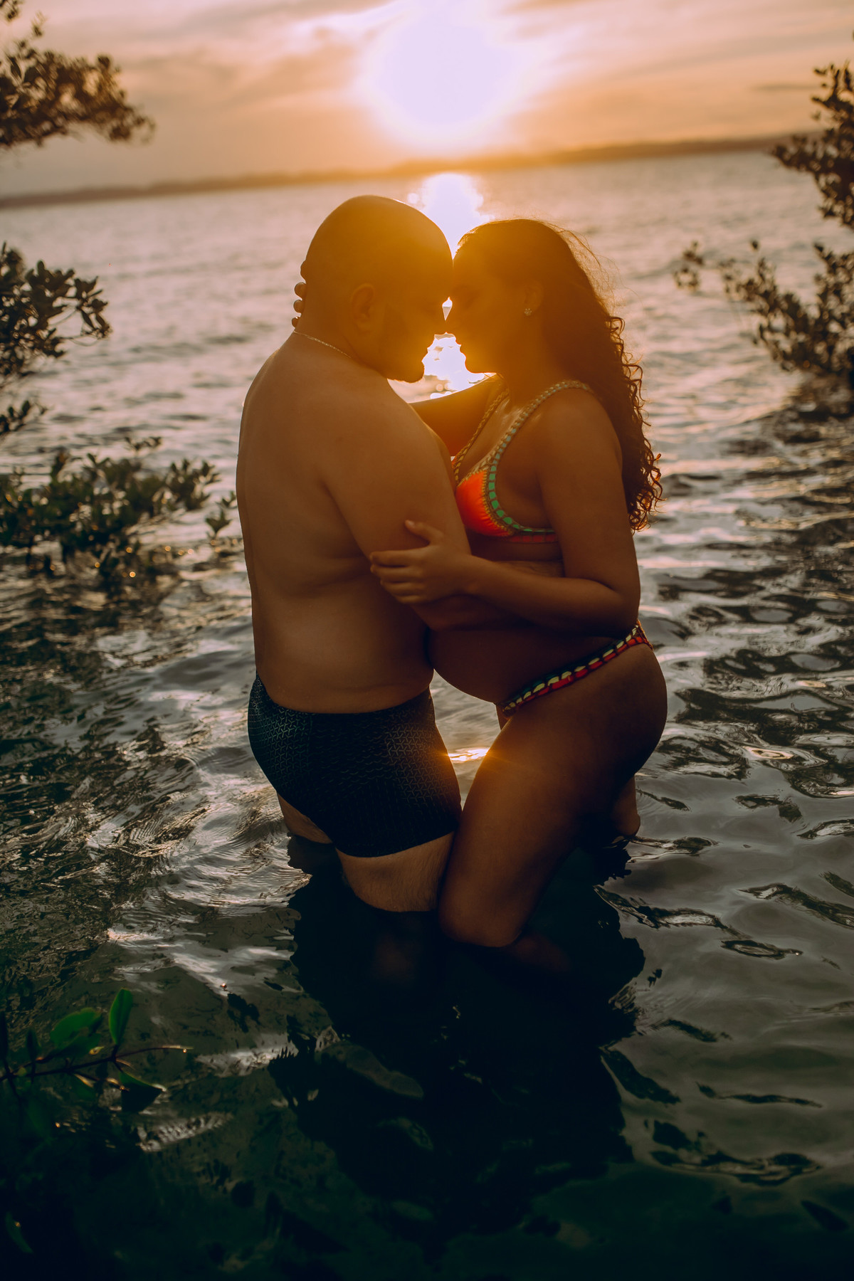 Ensaio de Gestante - Ilha de Itaparica - Thiago Rosarii - Book de Grávida - Alysson e Iolanda - Na Praia 