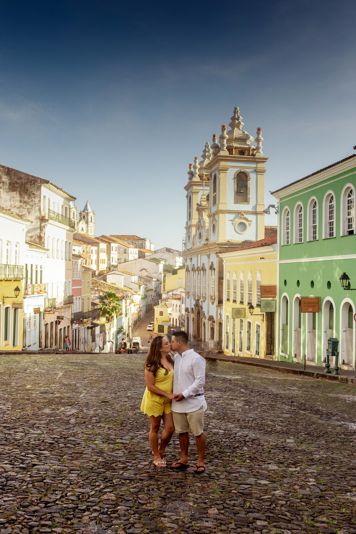 Ensaio no Pelourinho - Fotos - Centro Histórico de Salvador - Ensaio de Família - Thiago Rosarii - Fotos no Farol da Barra, - Família Farol da Barra - Amanhecer na Barra - Thiago Rosarii