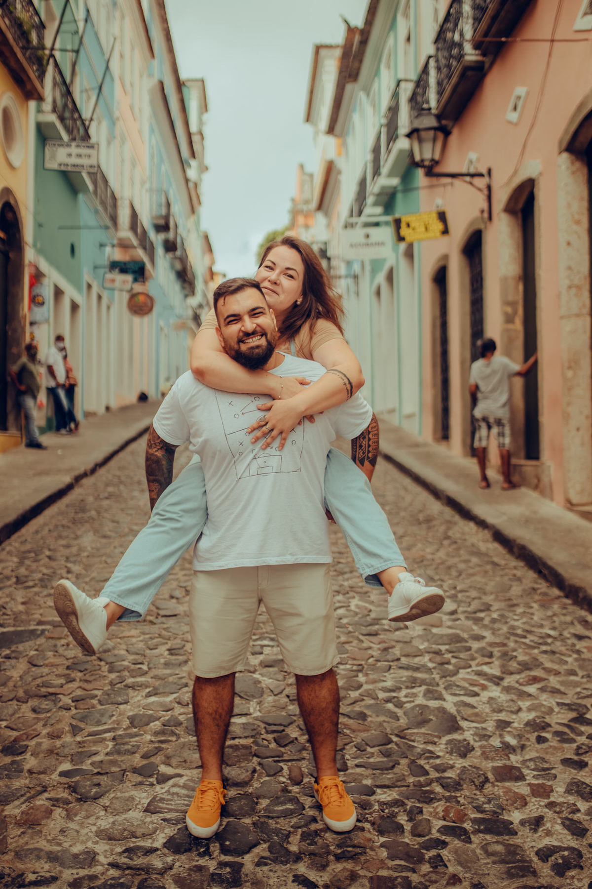 Thiago Rosarii - Salvador Bahia - Ensaio de Casal - Kaka e Juan - Pelourinho