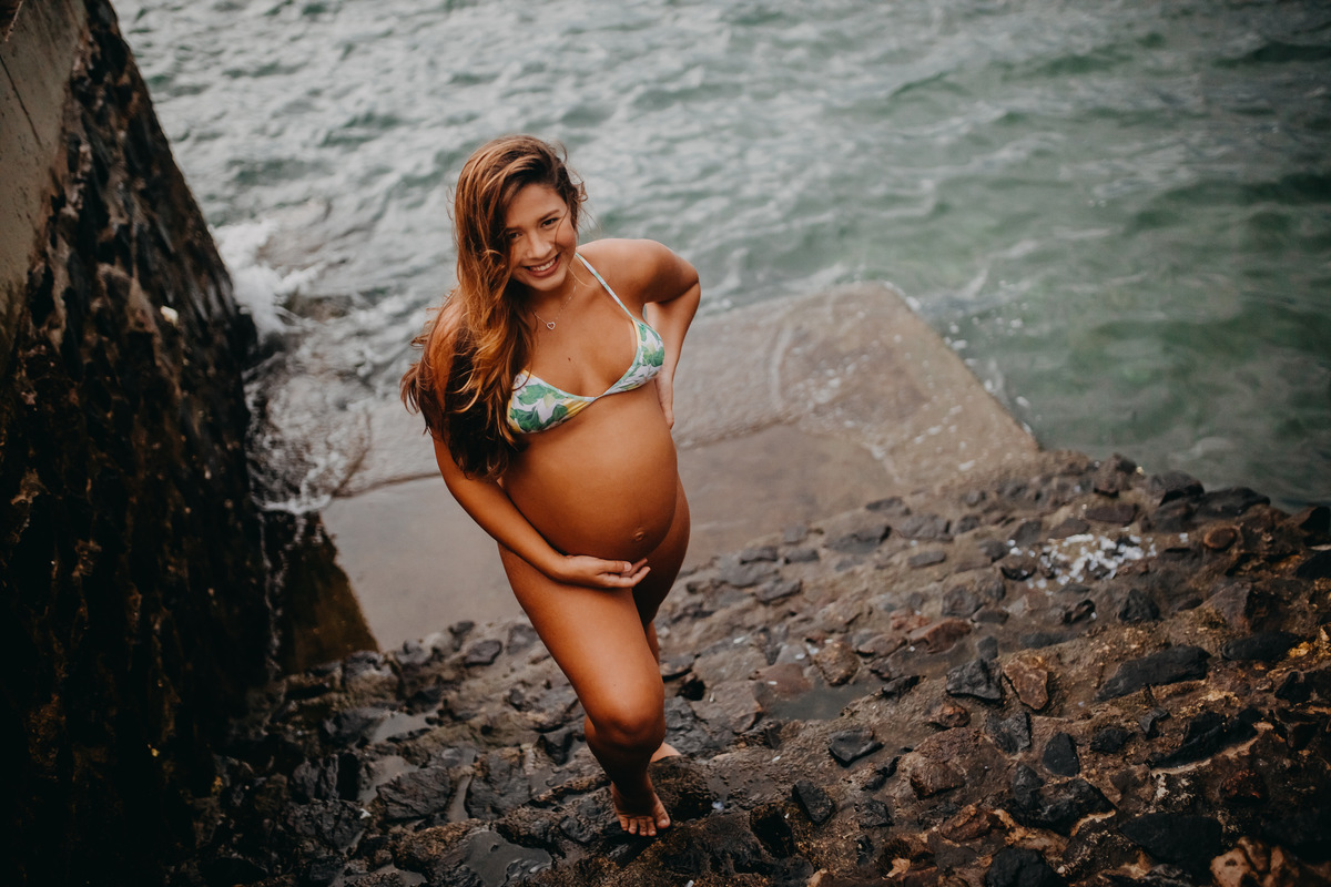 Thiago Rosarii - Fotógrafo - Salvador - Bahia - Gestantes - Praia - Gravidez - Sensual - Bikini