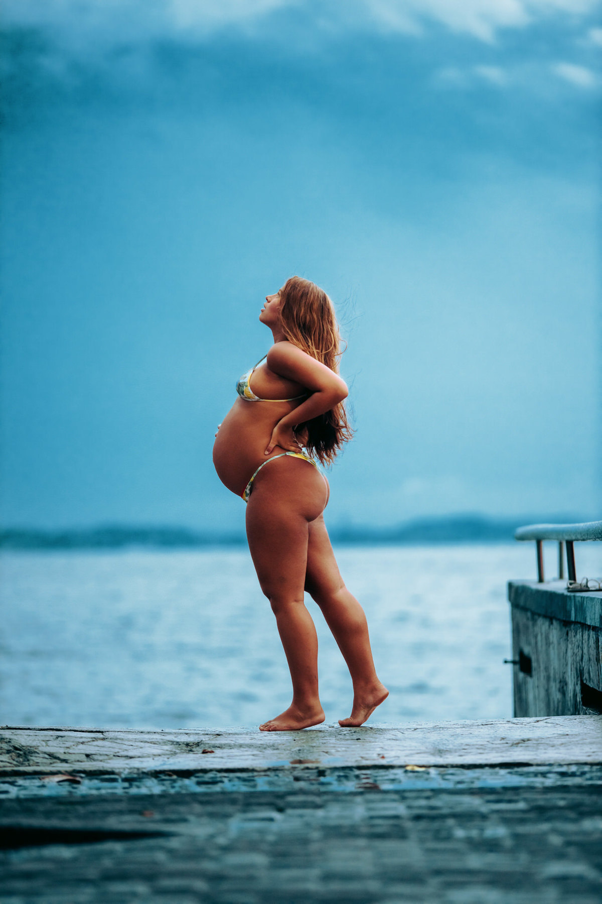 Thiago Rosarii - Fotógrafo - Salvador - Bahia - Gestantes - Praia - Gravidez - Sensual - Bikini