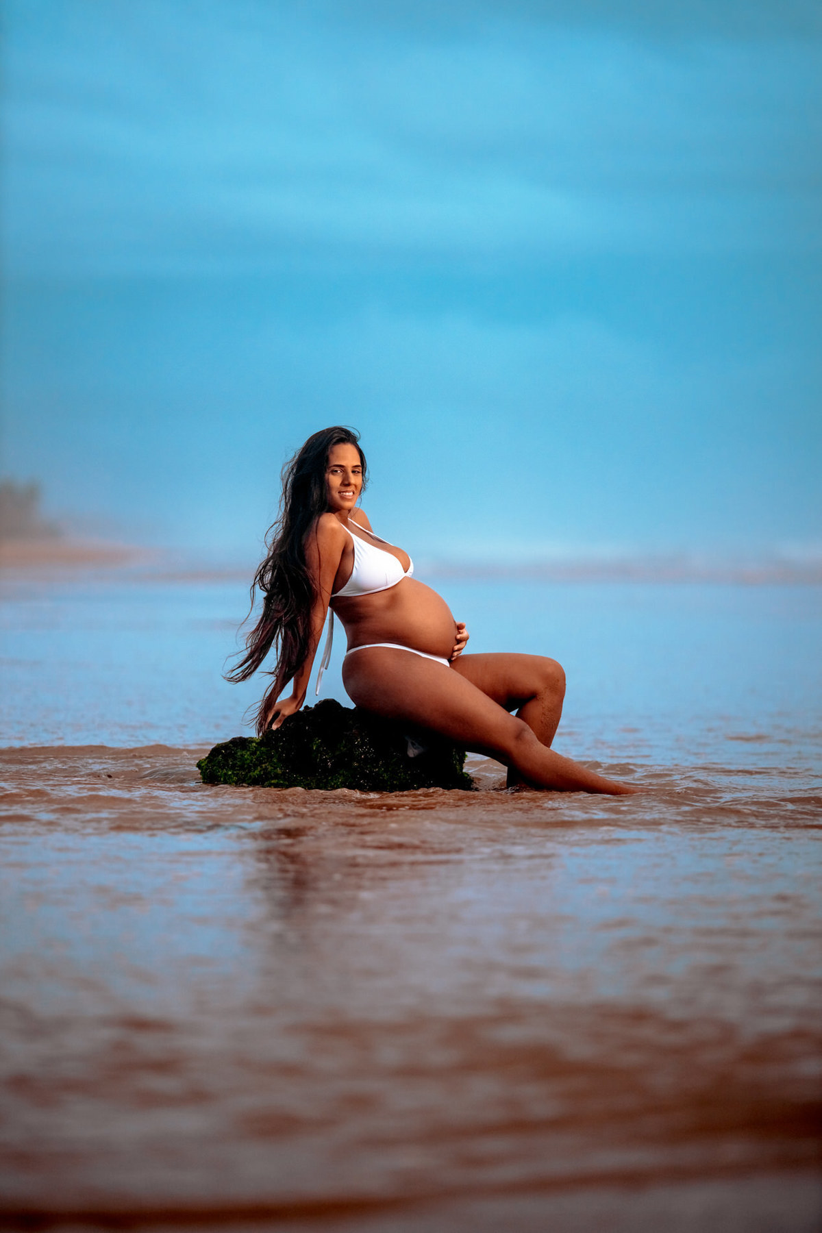 Thiago Rosarii - Fotógrafo - Salvador Bahia - Ensaio de Gestante - Semi Nua - Sensual