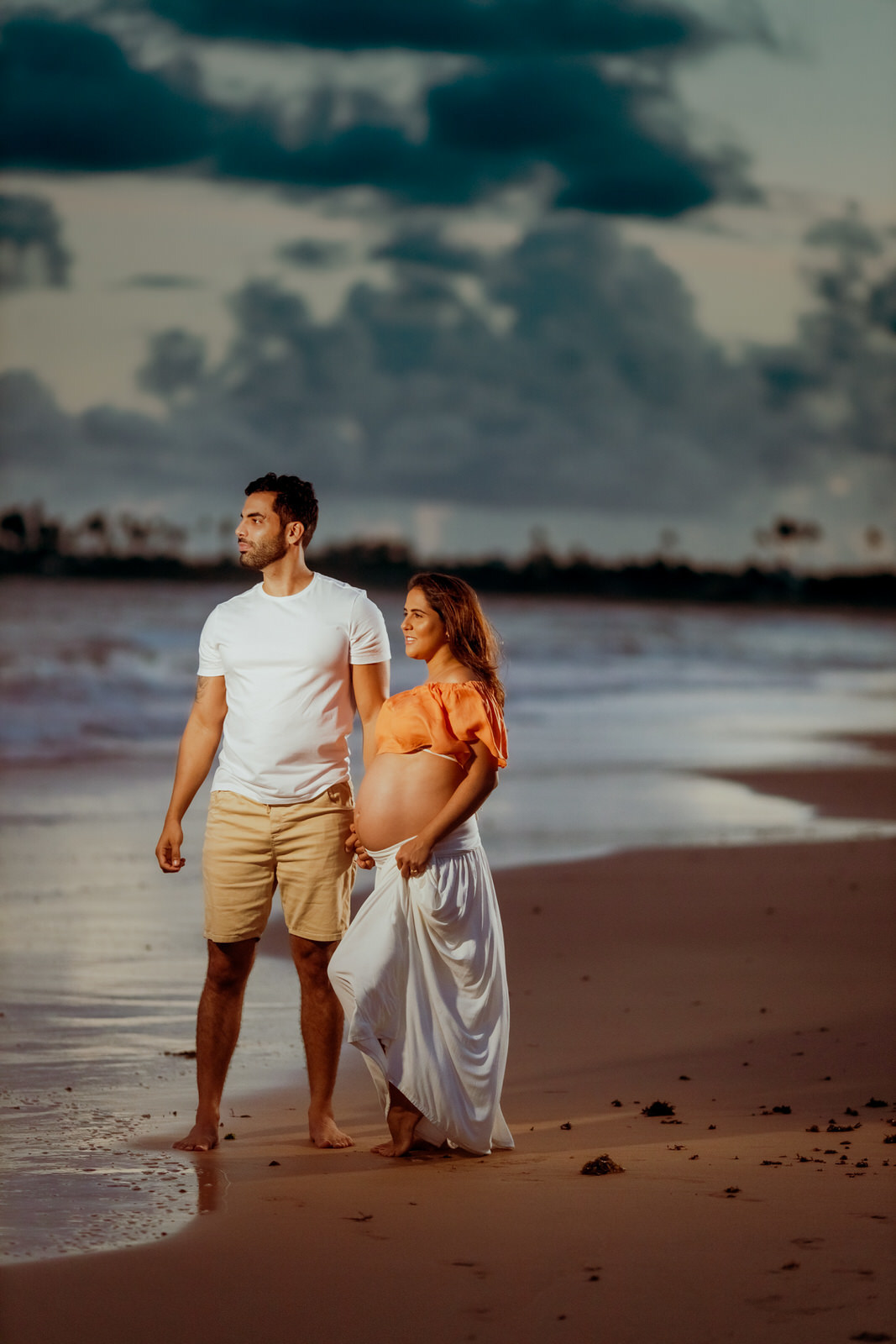 Thiago Rosarii - Ensaio de Gestante - Itacimirim - Salvador Bahia - Davi e Patrícia