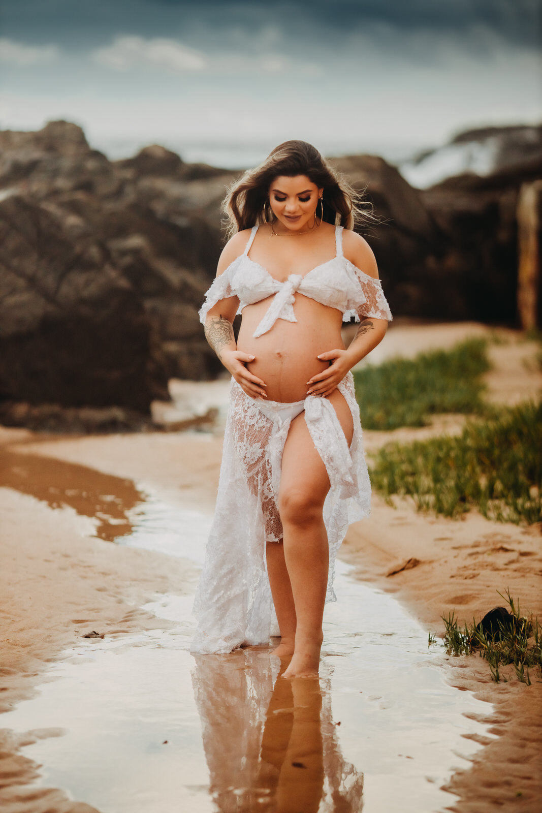 Fotos de Gestantes em Salvador - Thiago Rosarii - Ensaio de Gravidez - Deivide e Jake