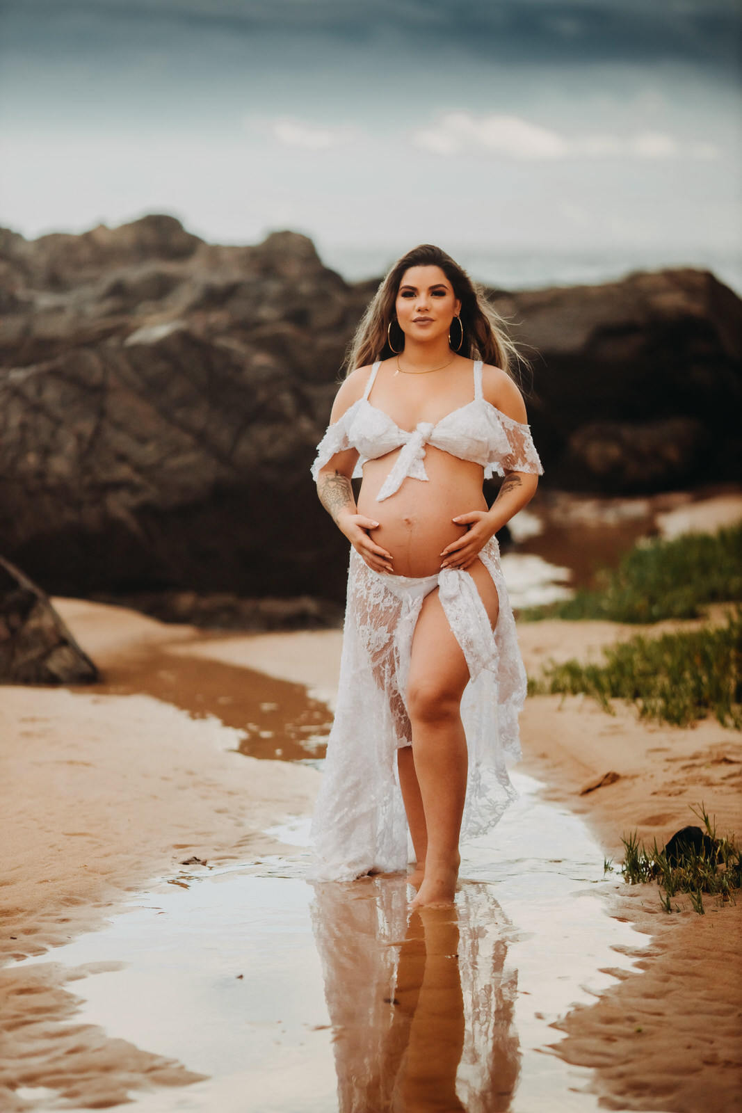 Fotos de Gestantes em Salvador - Thiago Rosarii - Ensaio de Gravidez - Deivide e Jake