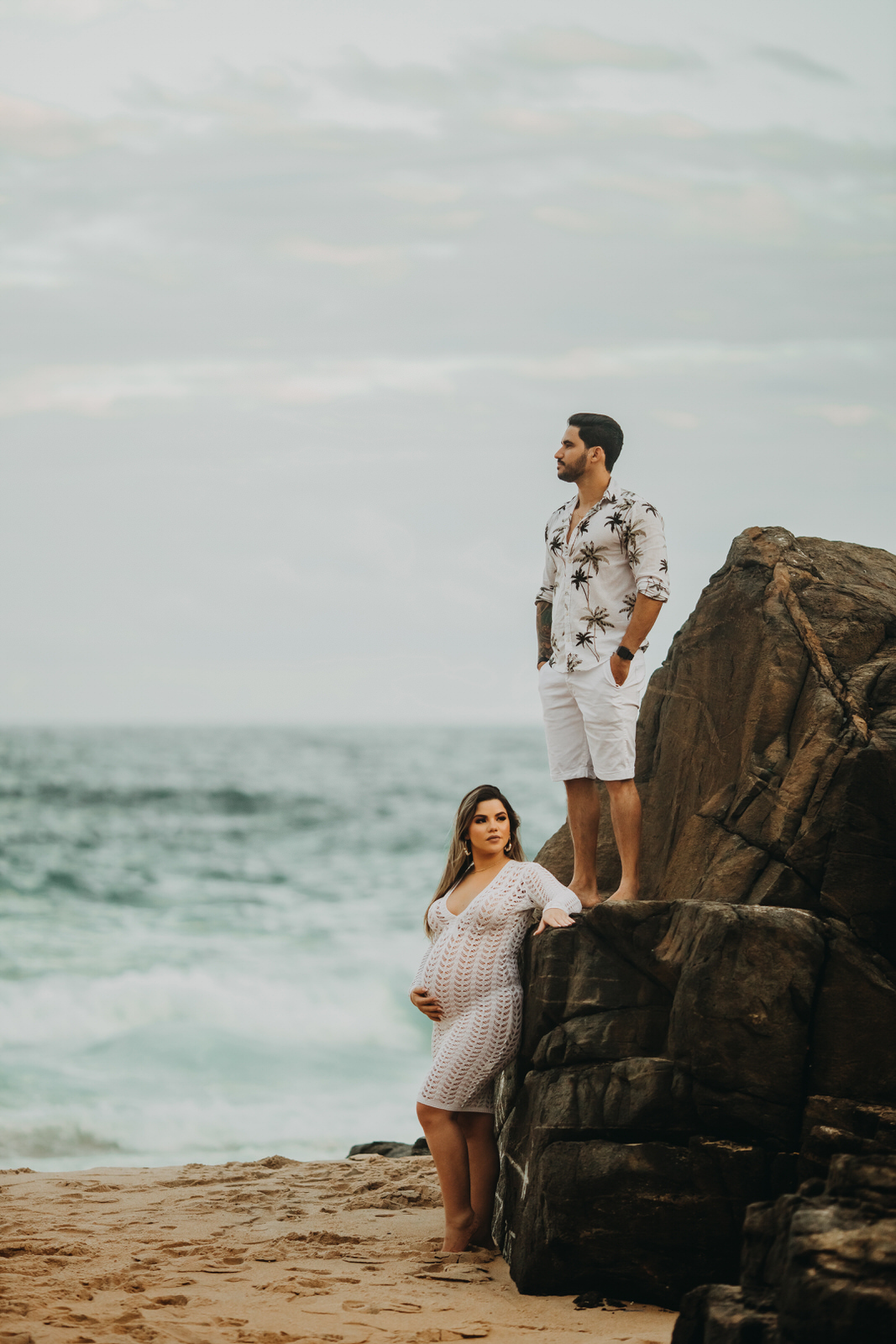 Fotos de Gestantes em Salvador - Thiago Rosarii - Ensaio de Gravidez - Deivide e Jake