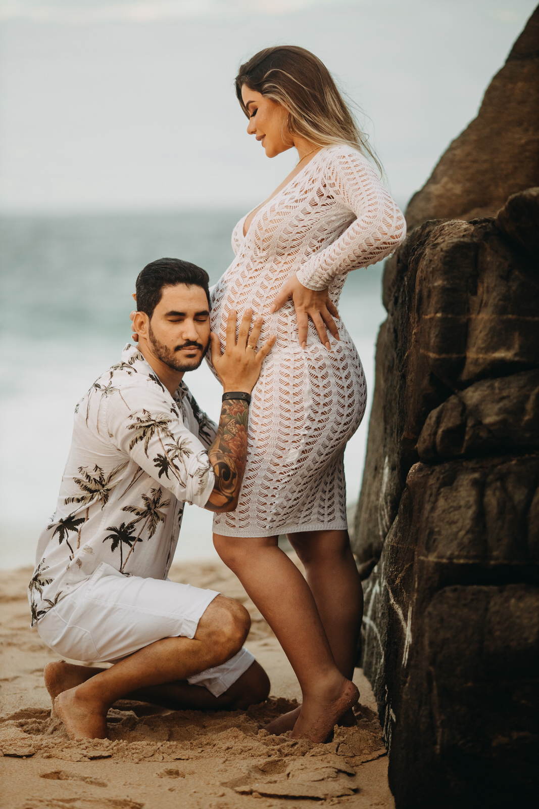 Fotos de Gestantes em Salvador - Thiago Rosarii - Ensaio de Gravidez - Deivide e Jake