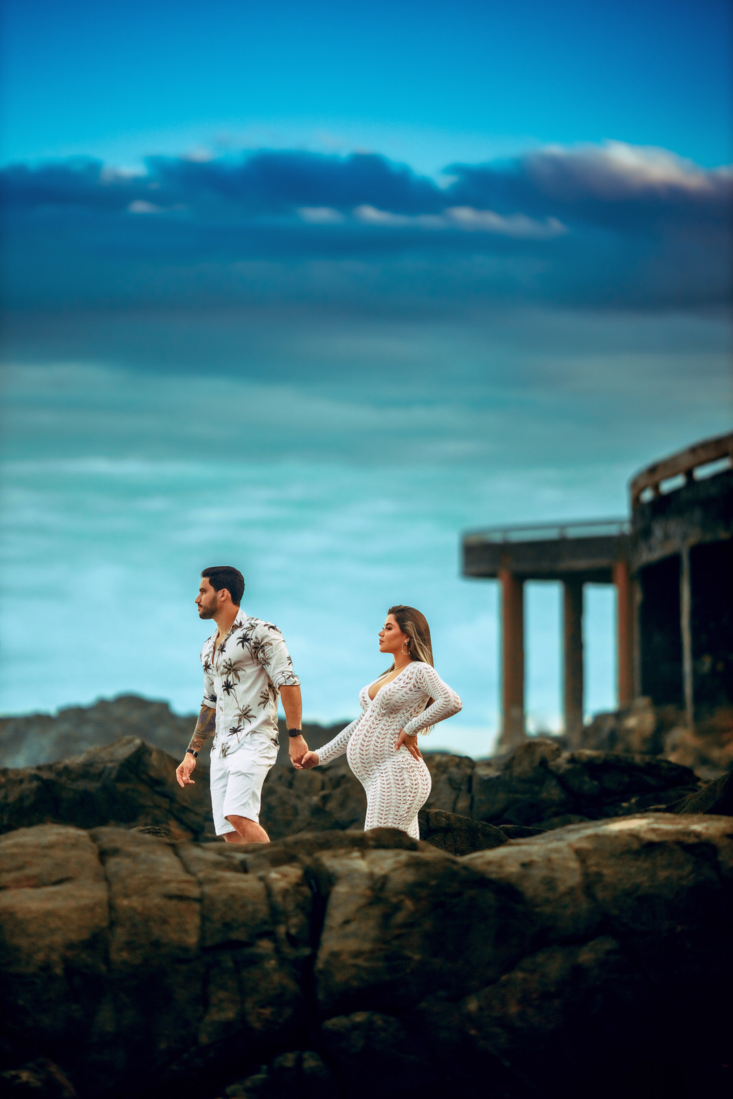 Fotos de Gestantes em Salvador - Thiago Rosarii - Ensaio de Gravidez - Deivide e Jake