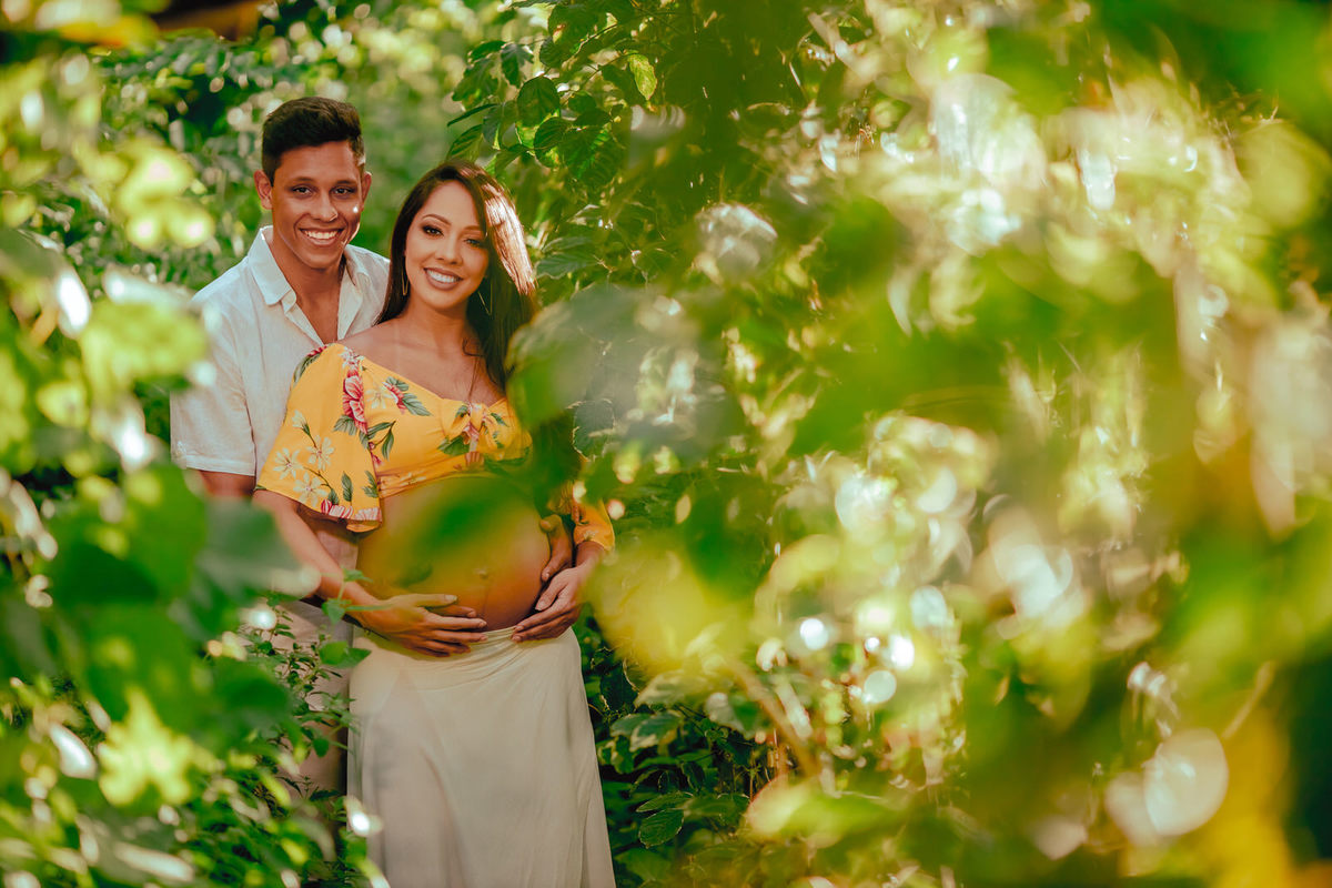 Fotos de Gravidez - Thiago Rosarii - Ensaio de Gestante - Praia de Itacimirim - Salvador - Dani e Léon