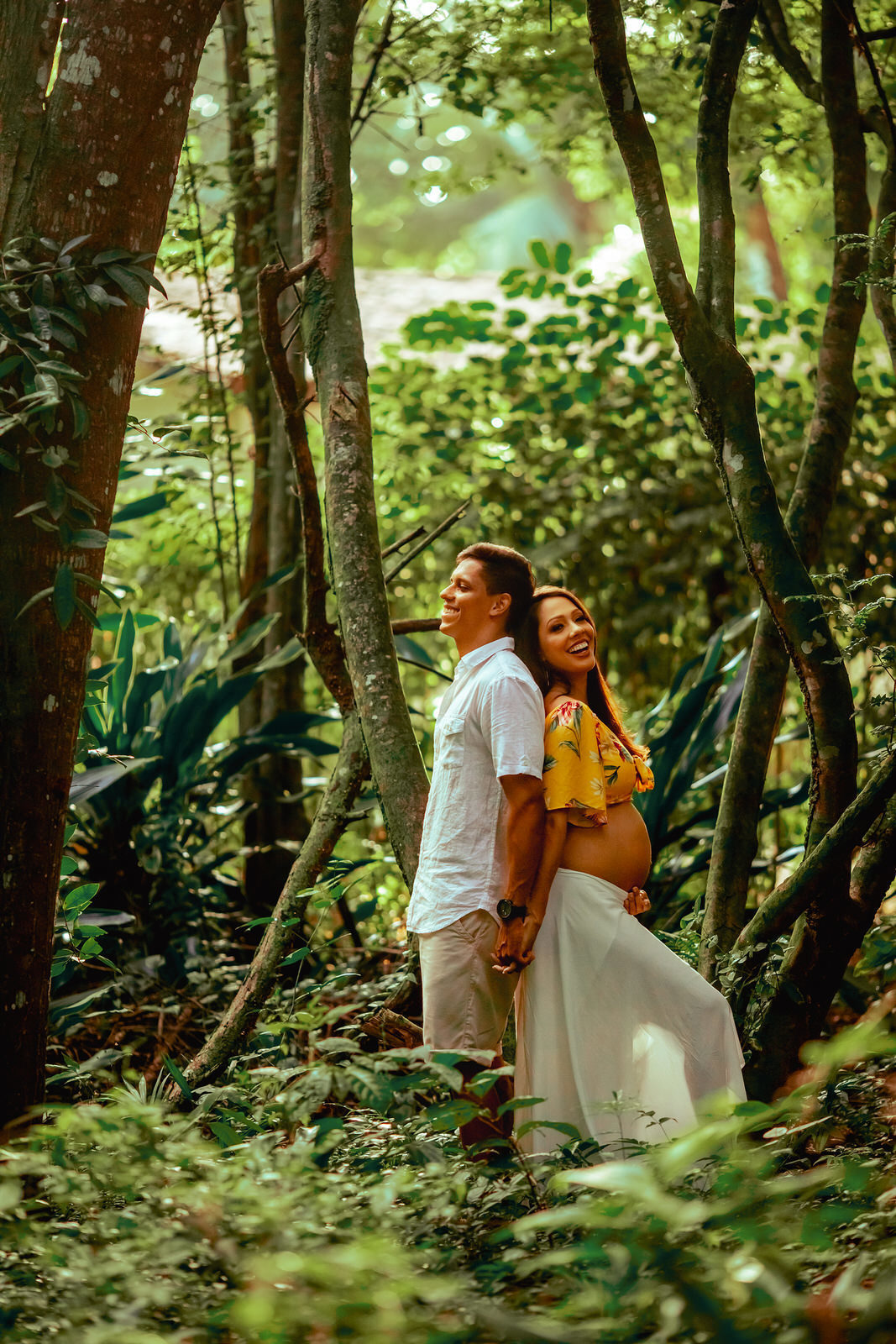 Fotos de Gravidez - Thiago Rosarii - Ensaio de Gestante - Praia de Itacimirim - Salvador - Dani e Léon