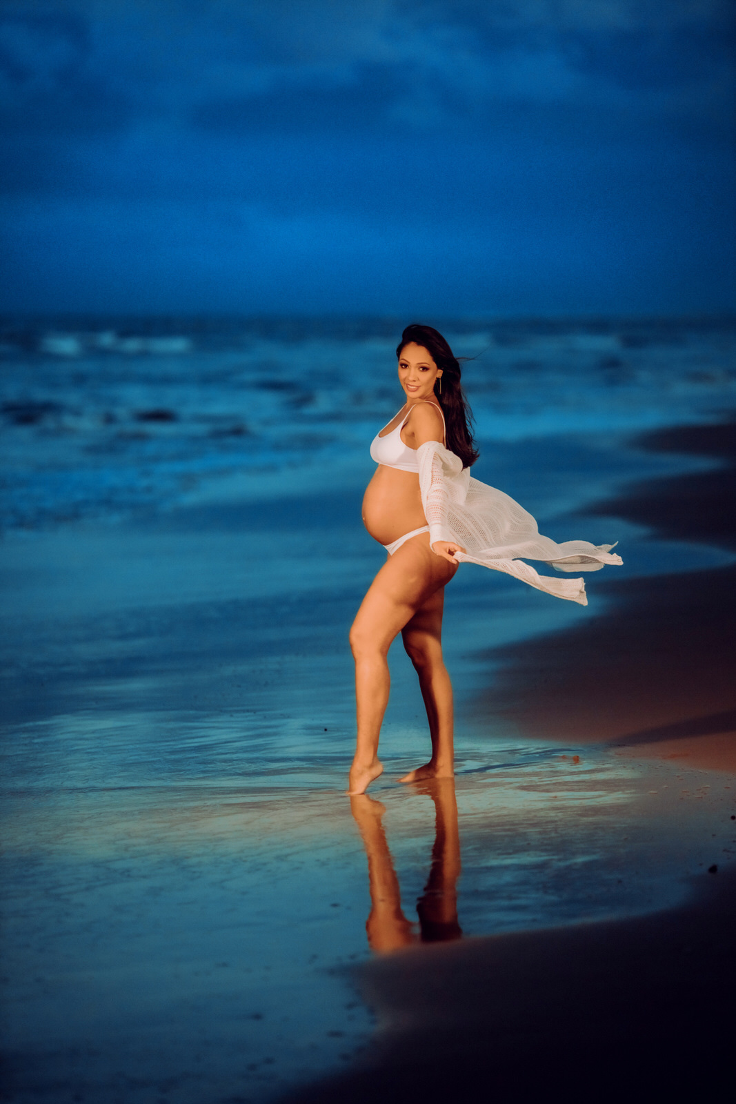 Fotos de Gravidez - Thiago Rosarii - Ensaio de Gestante - Praia de Itacimirim - Salvador - Dani e Léon