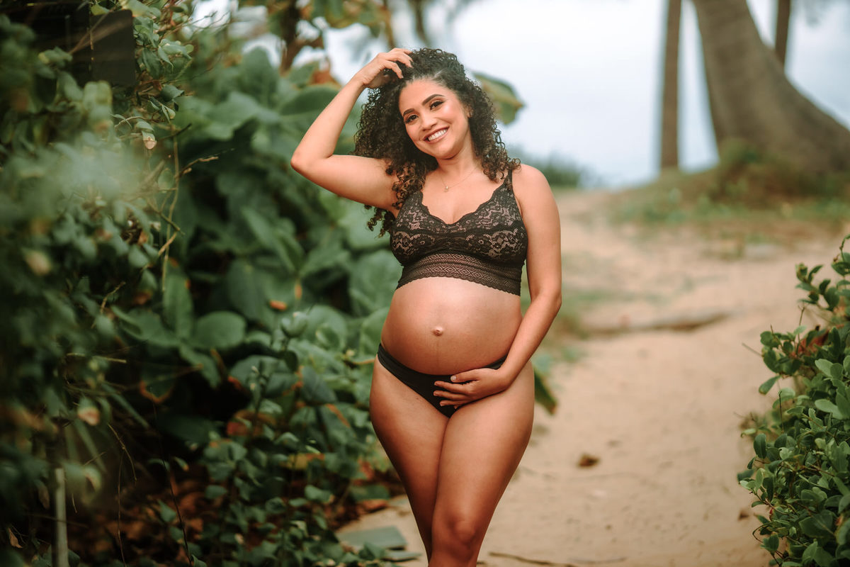 Thiago Rosarii - Fotos de Gestante - Ensaio de Gravdez - Vanessa Borges - Salvador e Arembepe